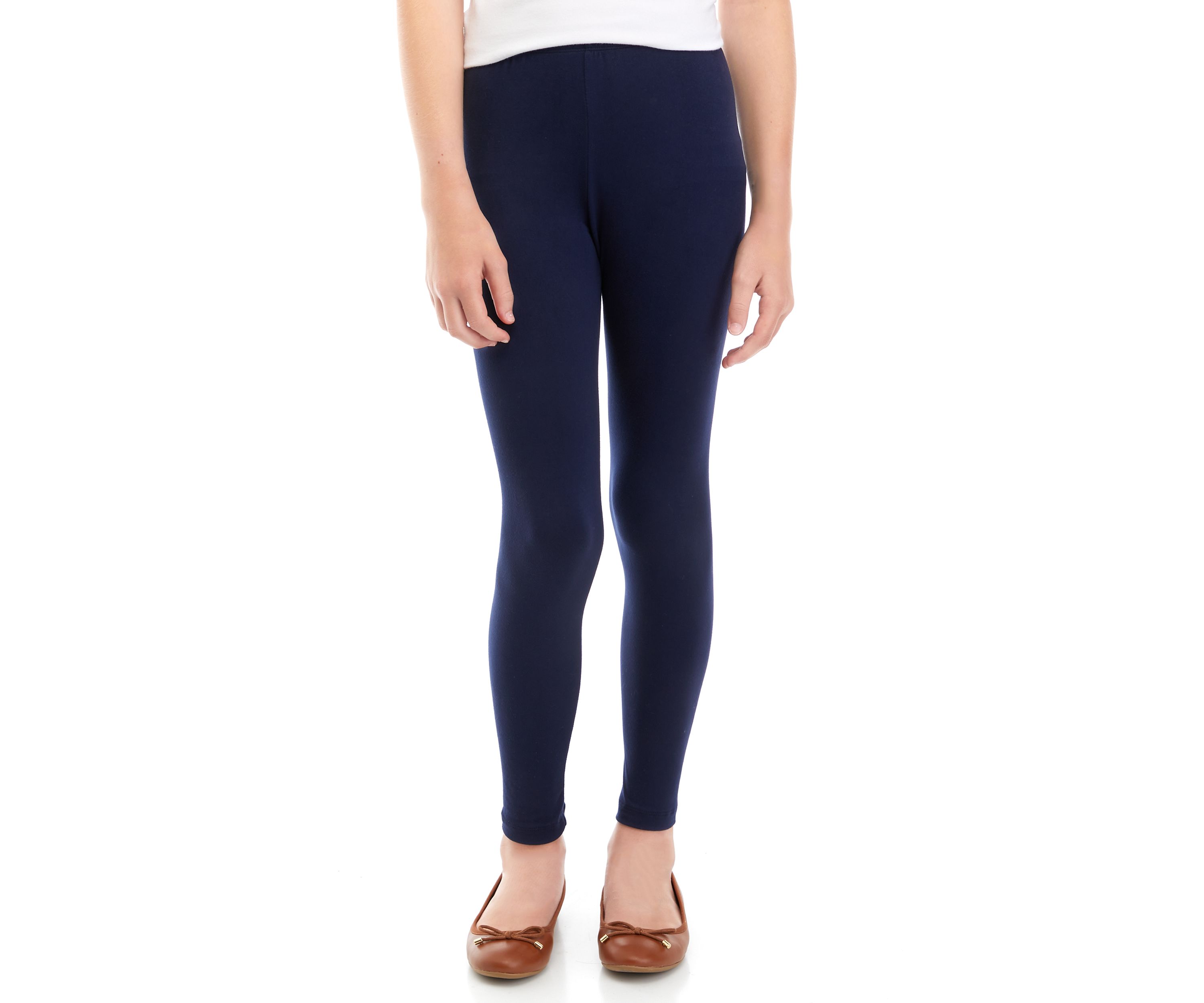 Girls 7-16 Solid Leggings