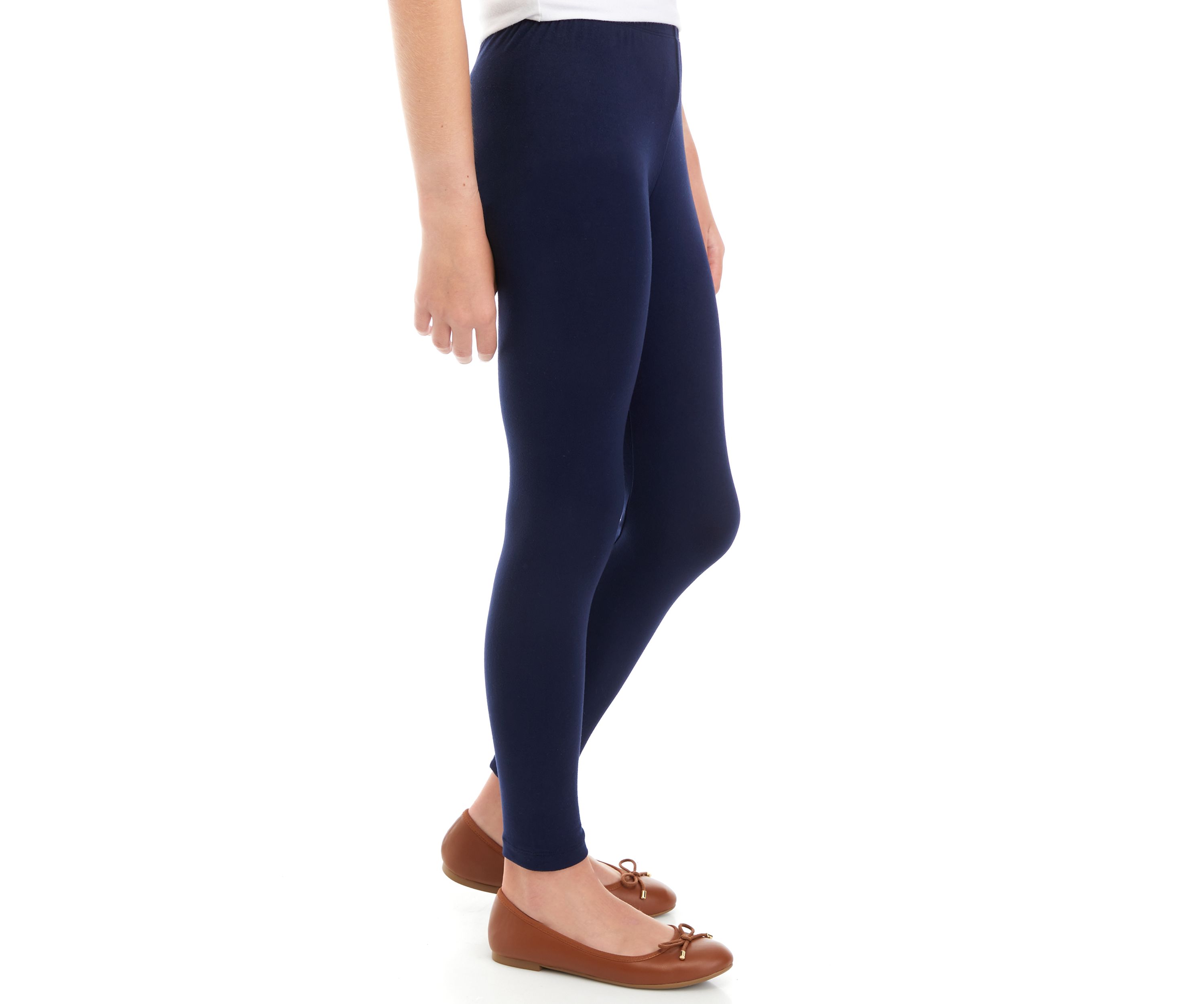 Girls 7-16 Solid Leggings