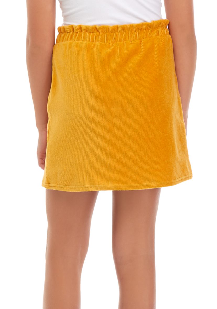 Girls 7-16 Knit Corduroy Skirt
