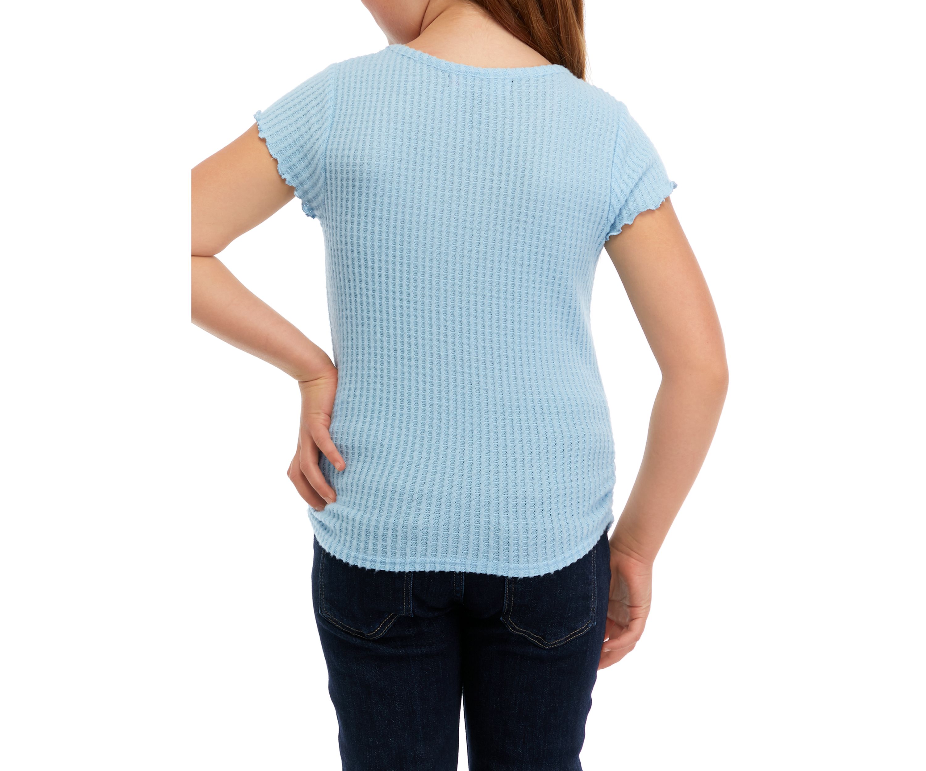 Girls 7-16 Waffle T-Shirt