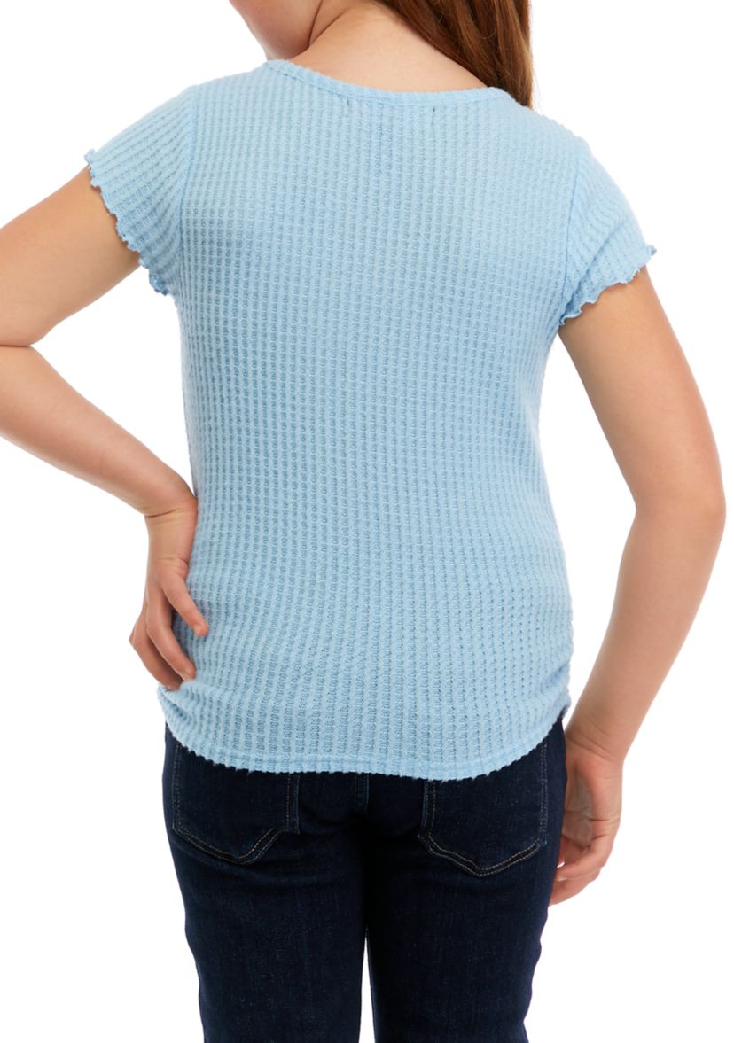 Girls 7-16 Waffle T-Shirt