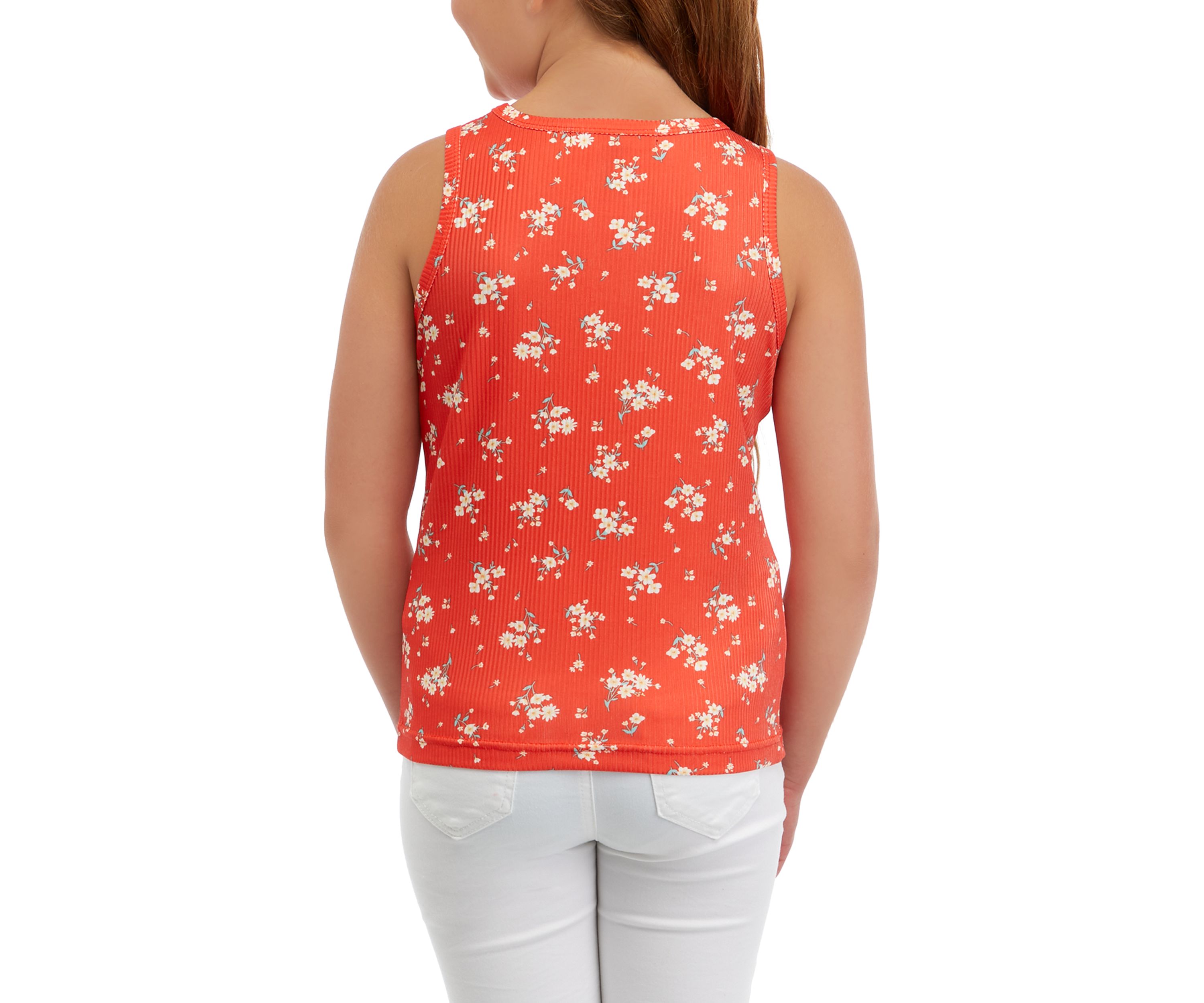 Girls 7-16 Yummy Ribbed Printed Tank Top