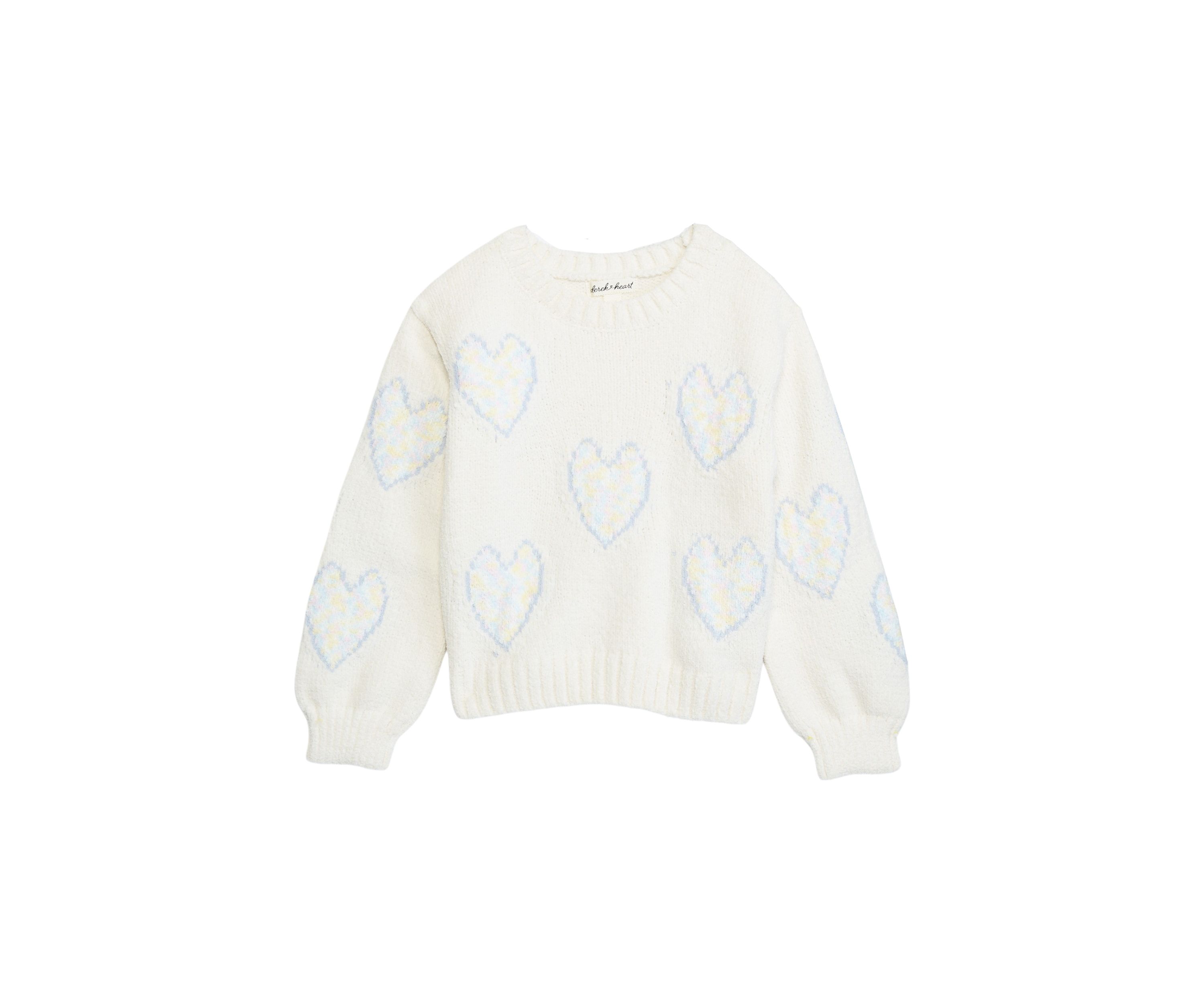 Girls 4-6x Balloon Sleeve Chenille Sweater 