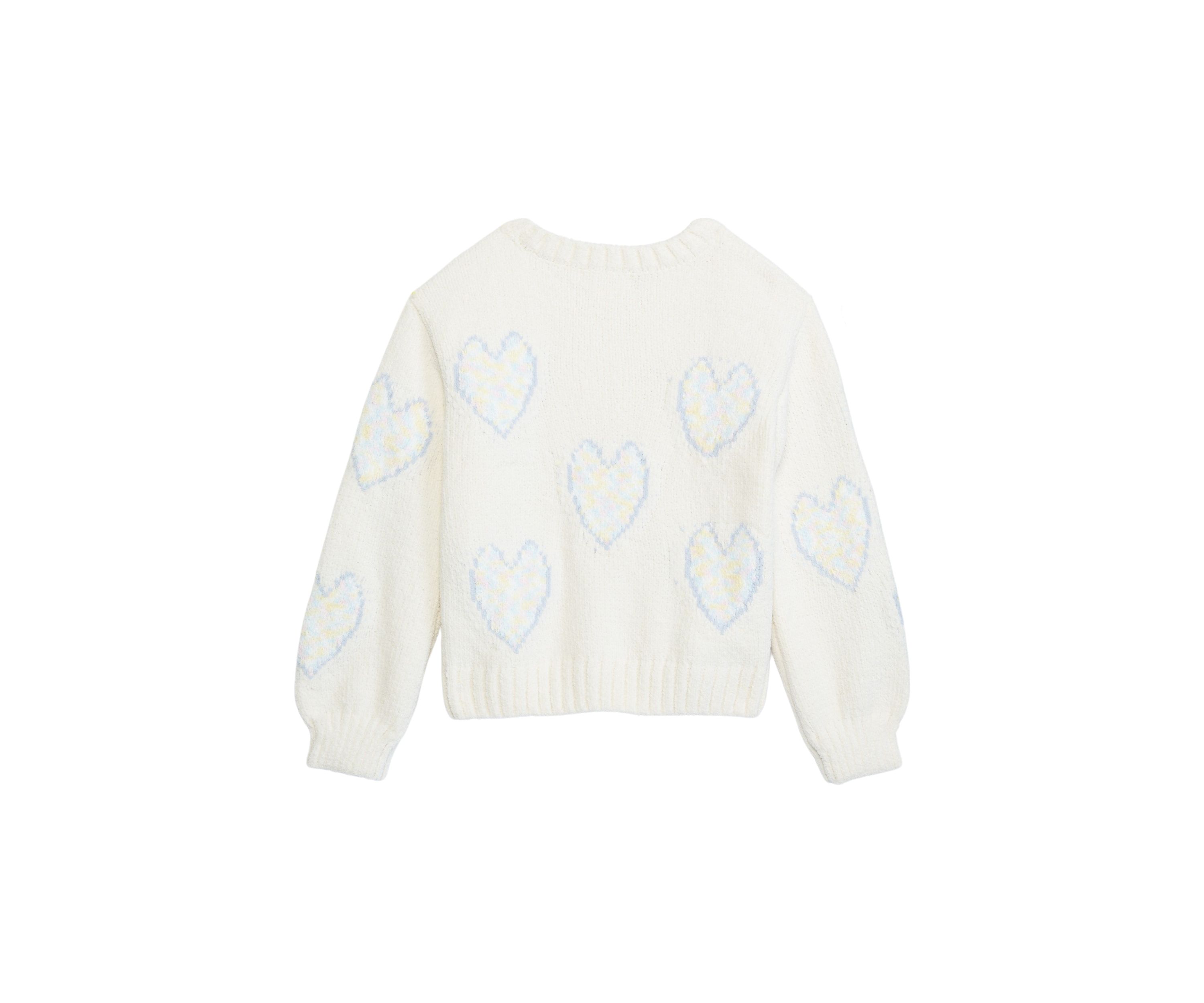 Girls 4-6x Balloon Sleeve Chenille Sweater 