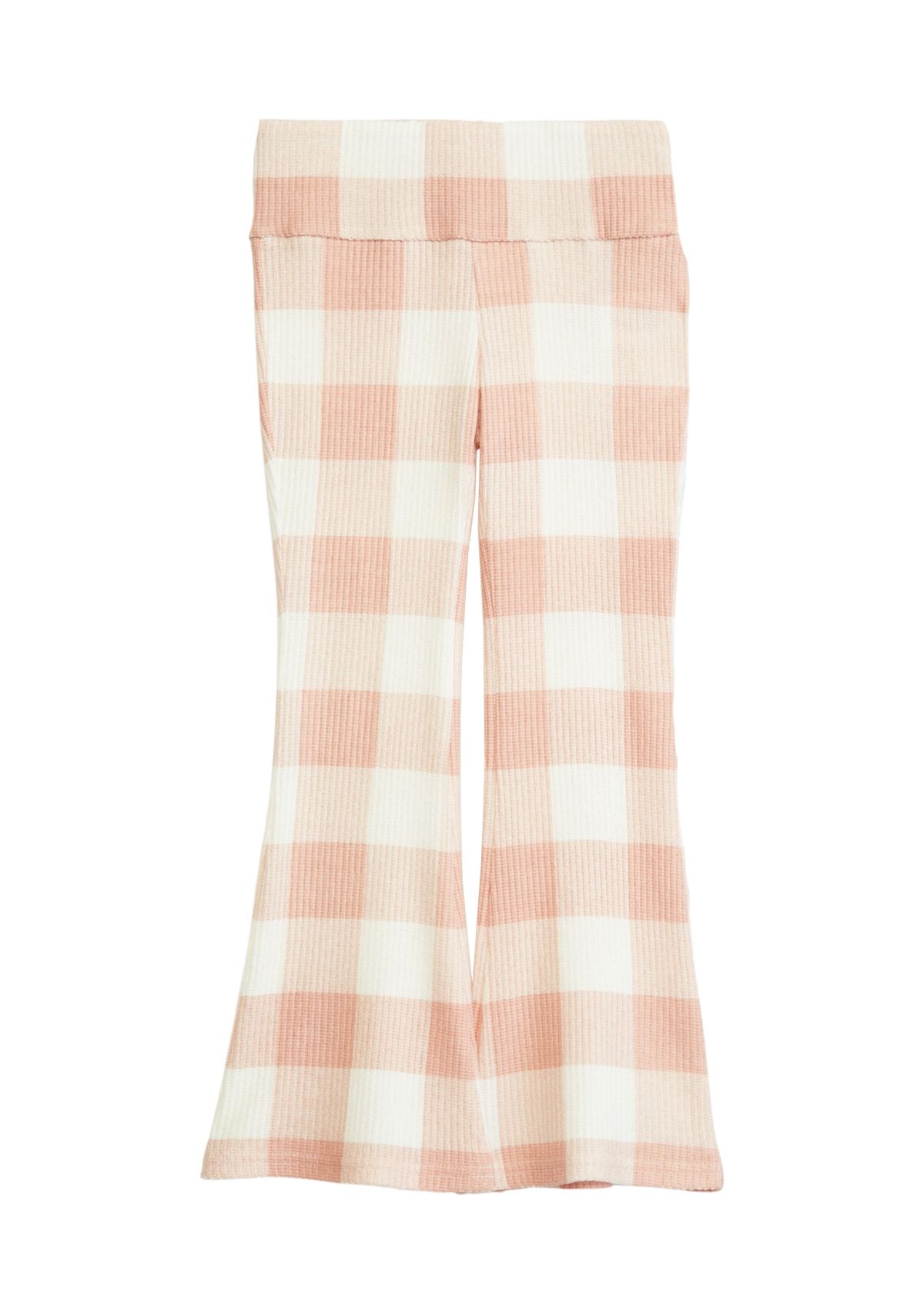 Girls 4-6x Pull On Ribbed Flare Pants