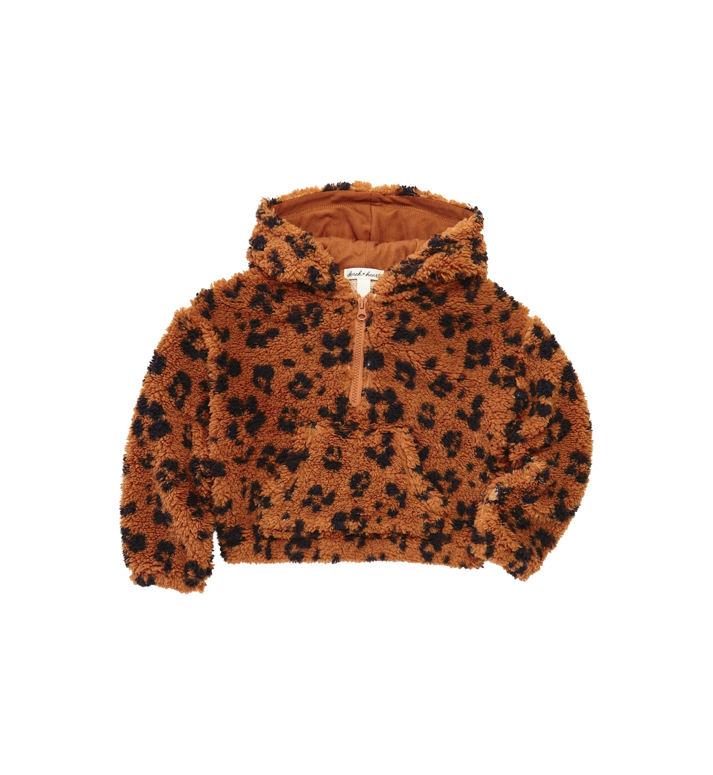 Girls 4-6x Long Sleeve Faux Sherpa Jacket