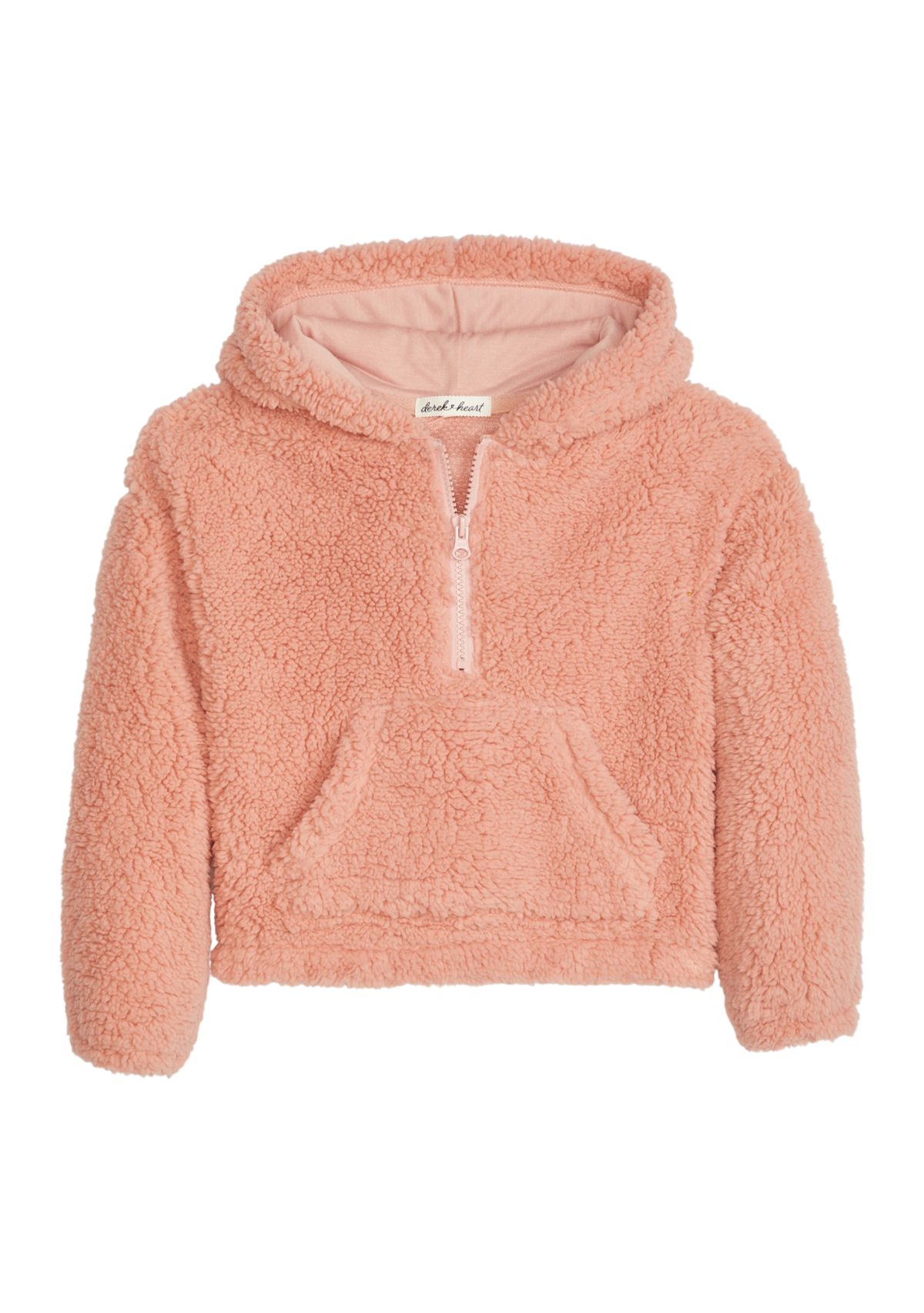 Girls 4-6x Faux Sherpa Hoodie
