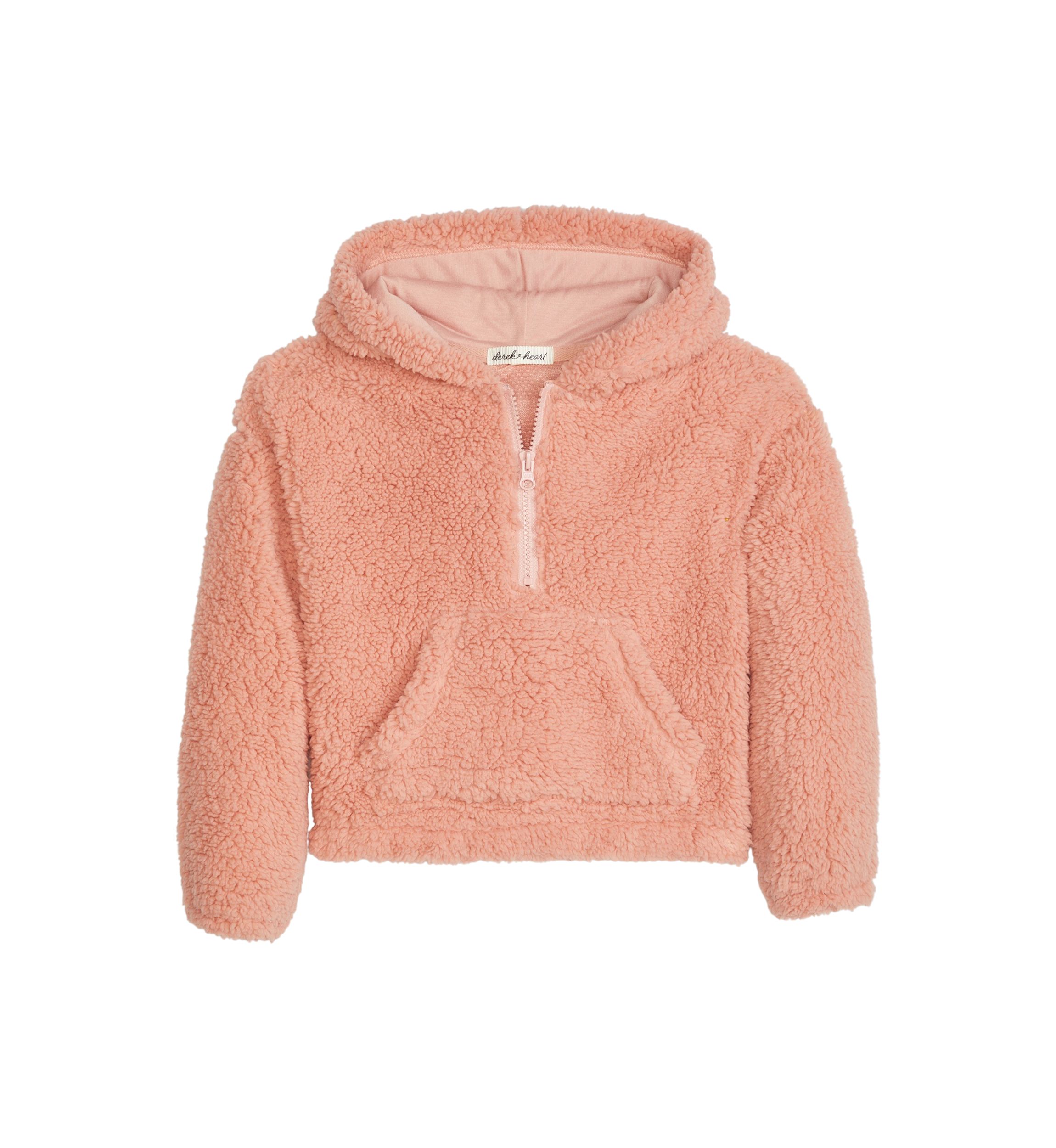 Girls 4-6x Faux Sherpa Hoodie