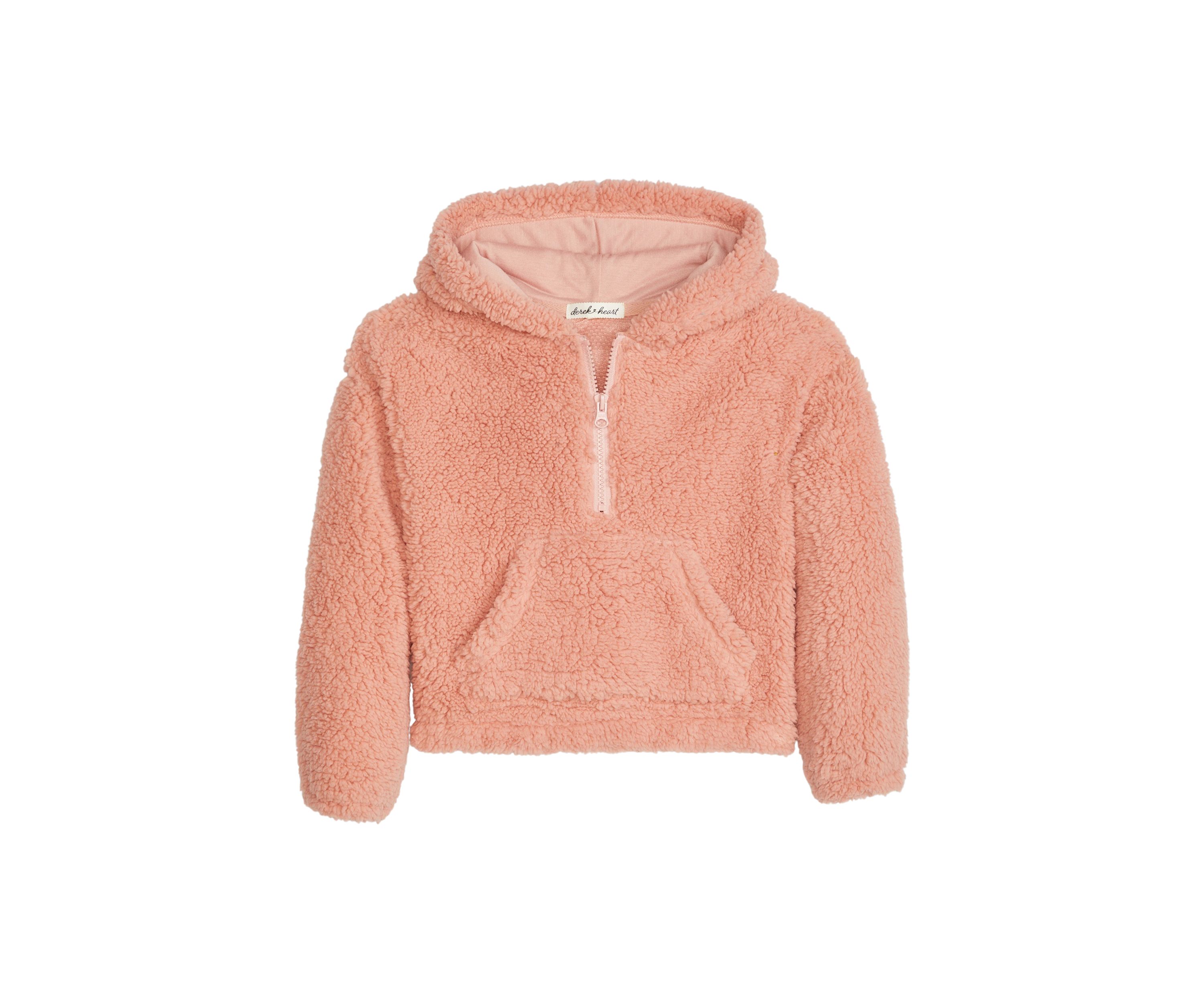 Girls 7-16 Faux Sherpa Hoodie