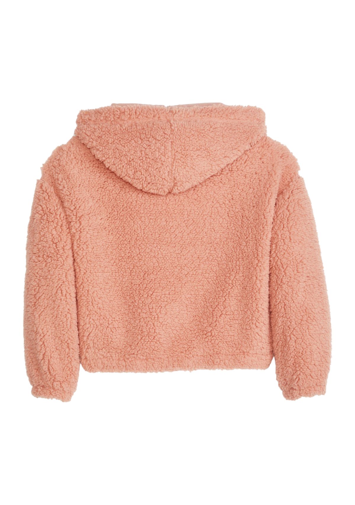 Girls 4-6x Faux Sherpa Hoodie