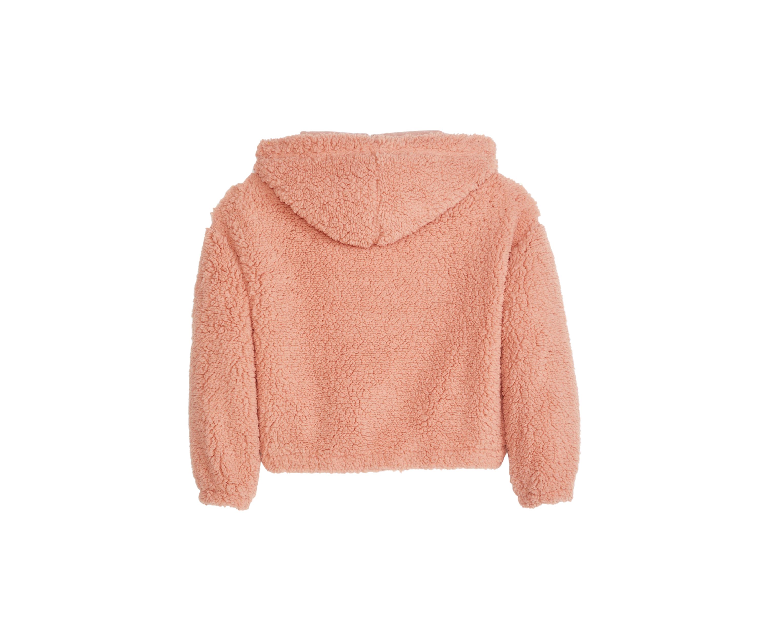 Girls 7-16 Faux Sherpa Hoodie