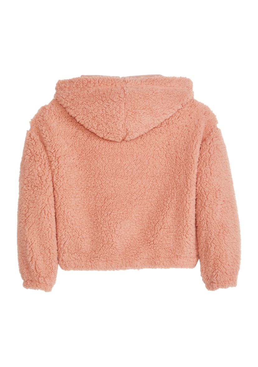 Girls 7-16 Faux Sherpa Hoodie