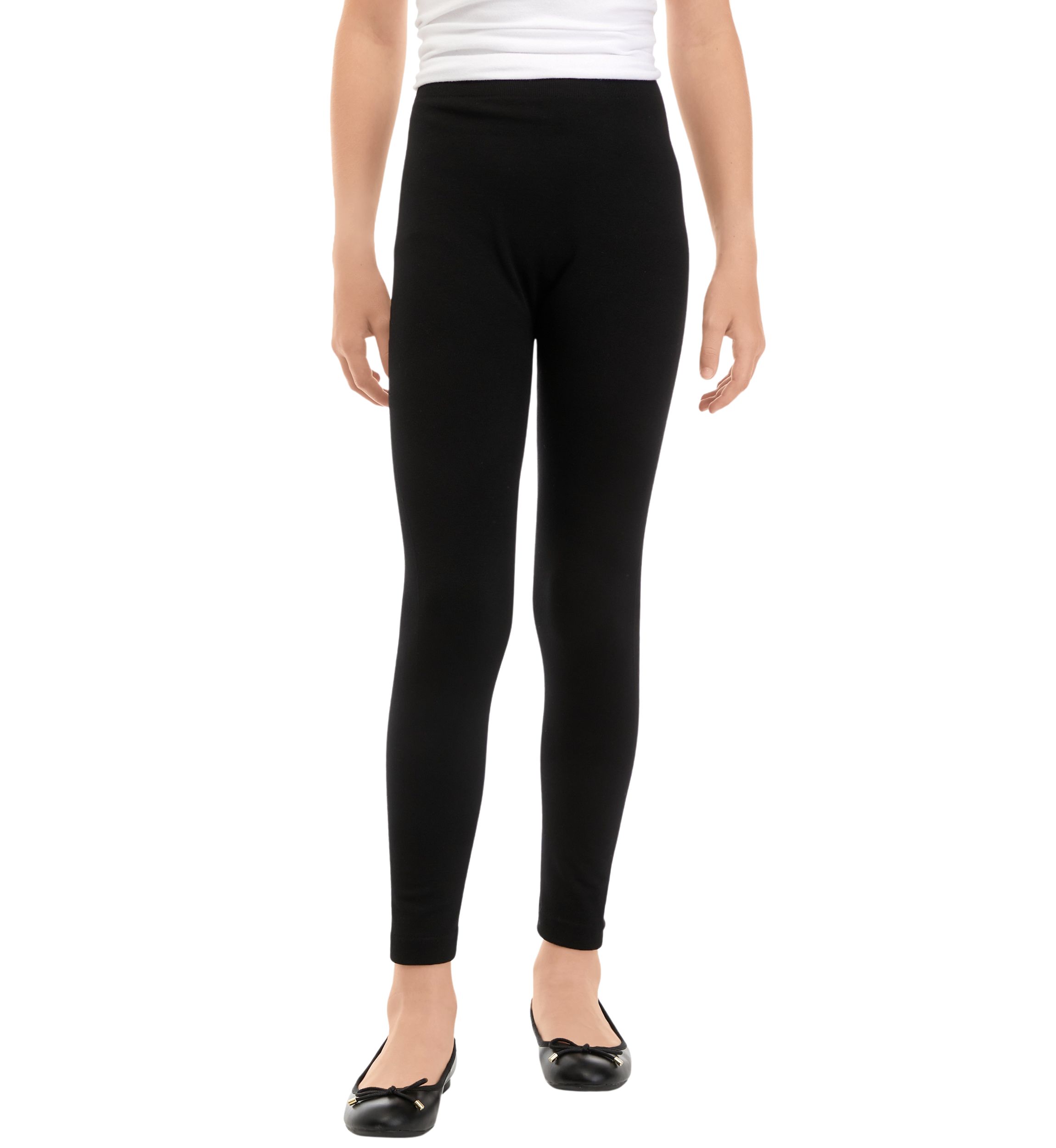 Girls 7-16 Pull On Solid Leggings