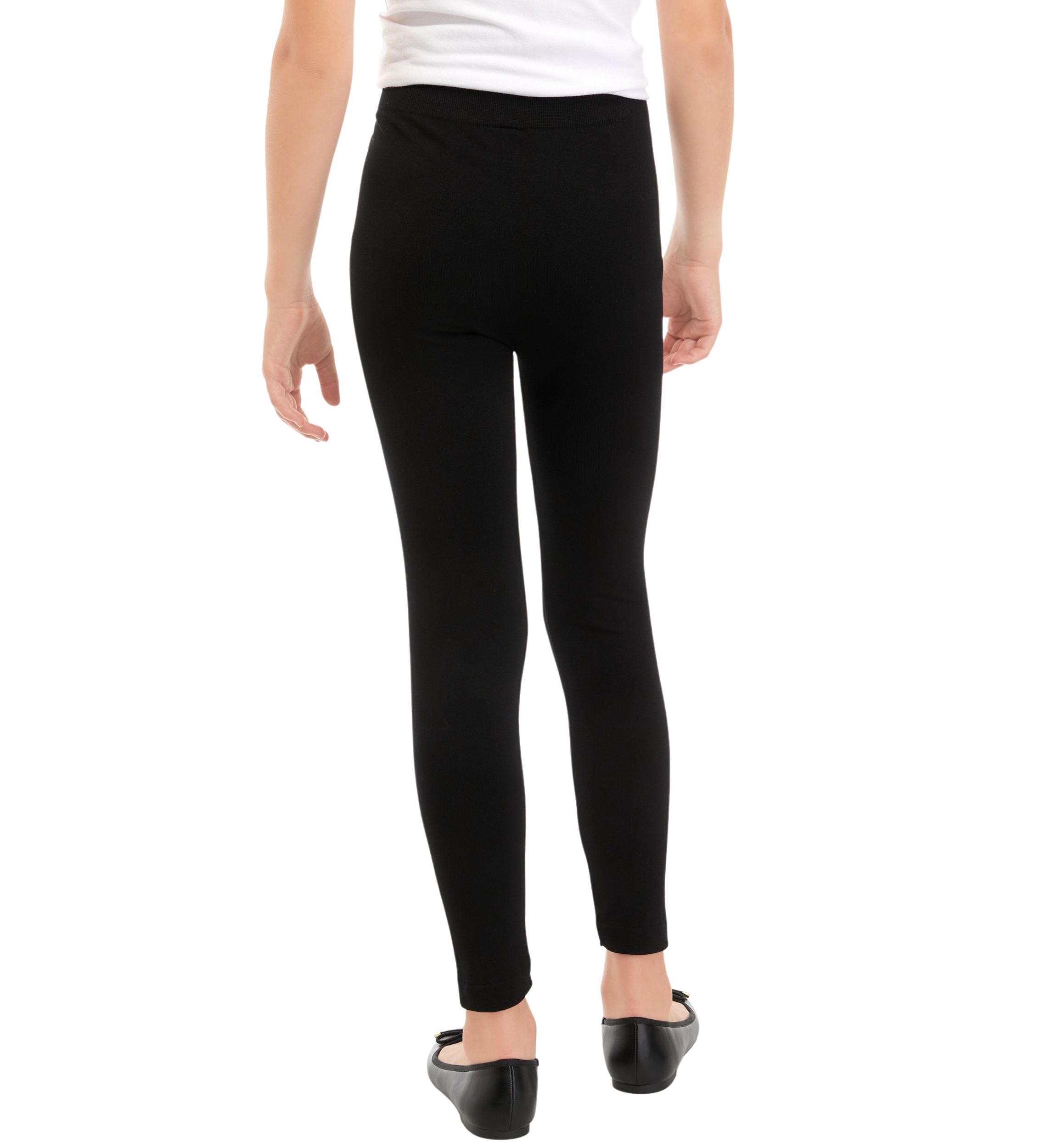 Girls 7-16 Pull On Solid Leggings