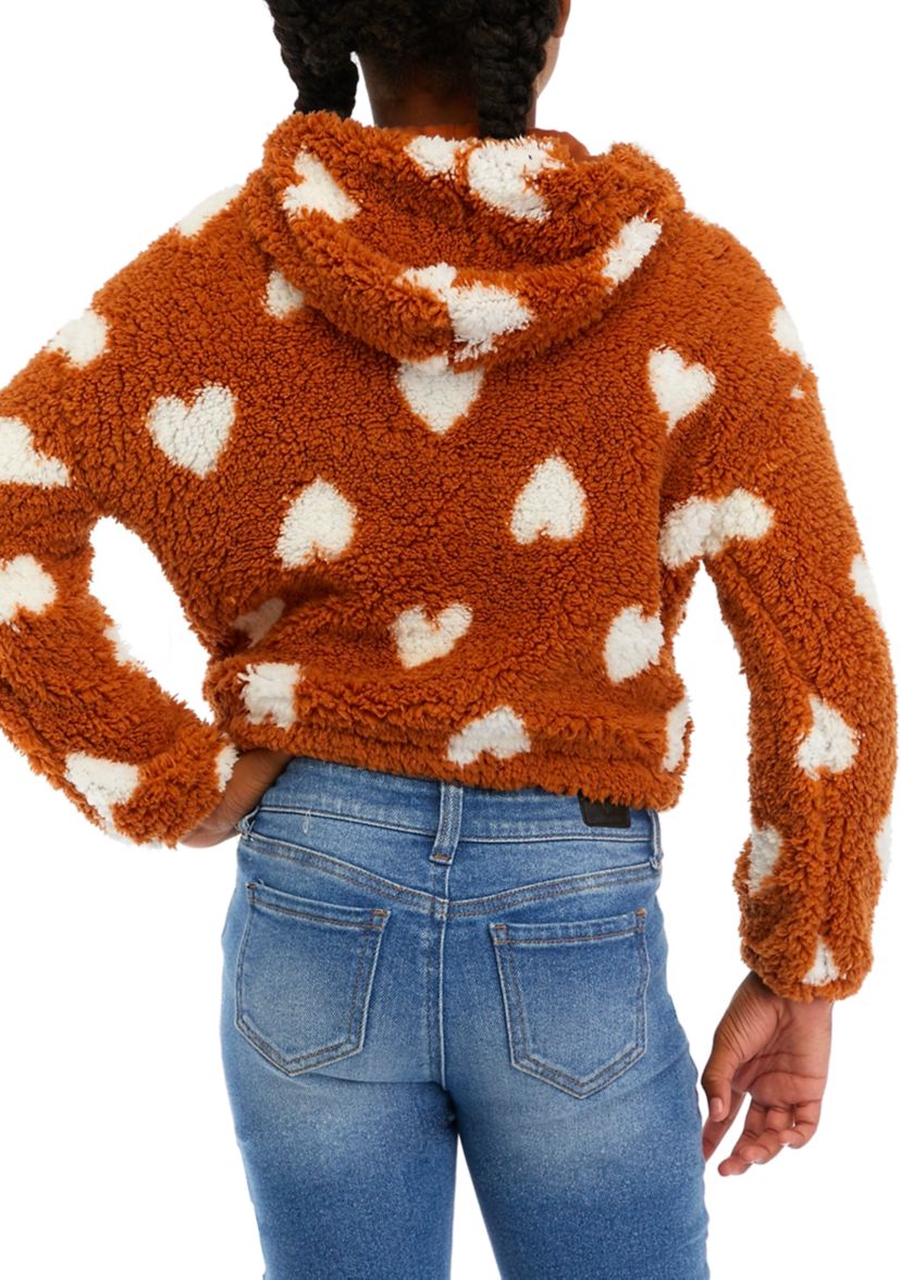 Girls 7-16 Faux Sherpa Jacket