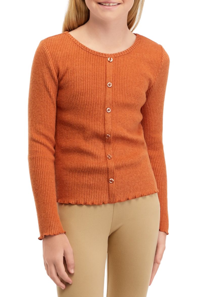 Girls 7-16 Brushed Rib Top