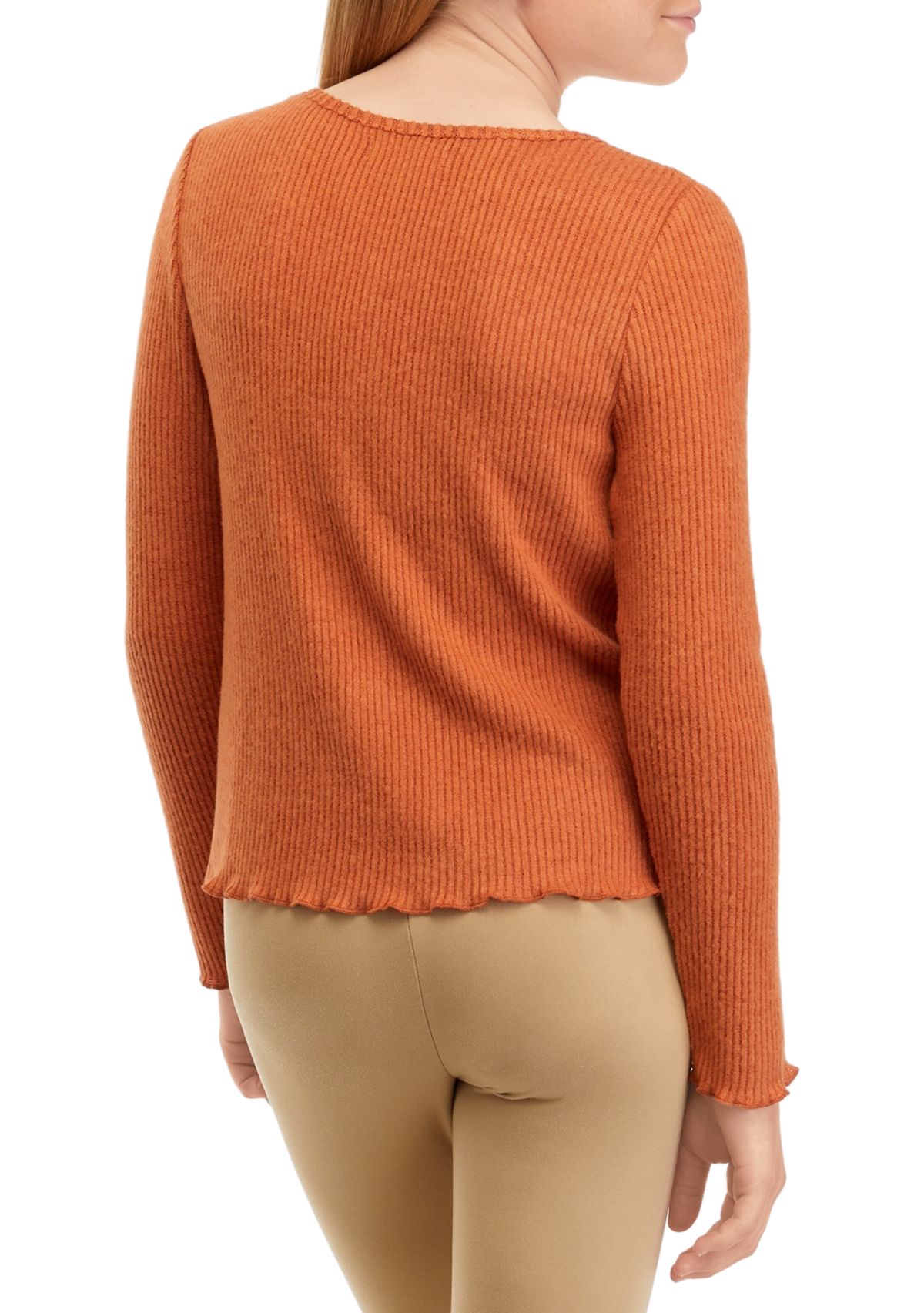 Girls 7-16 Brushed Rib Top