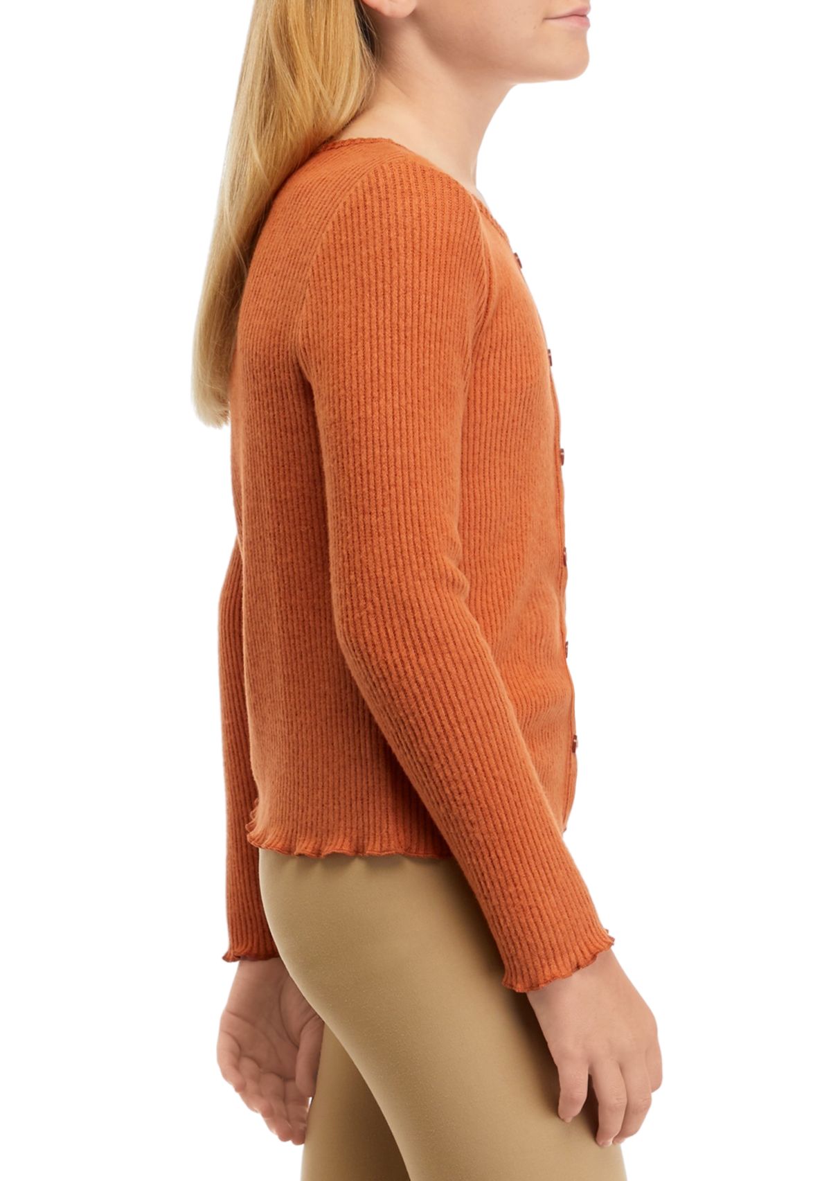 Girls 7-16 Brushed Rib Top