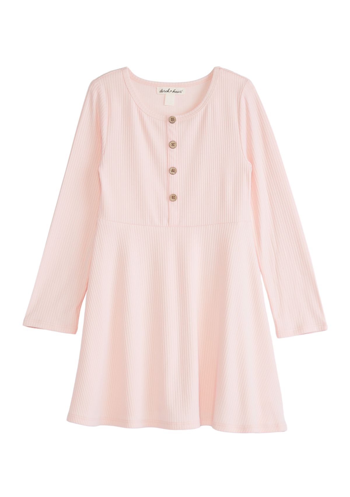 Girls 4-6x Ribbed Knit Skater Dress