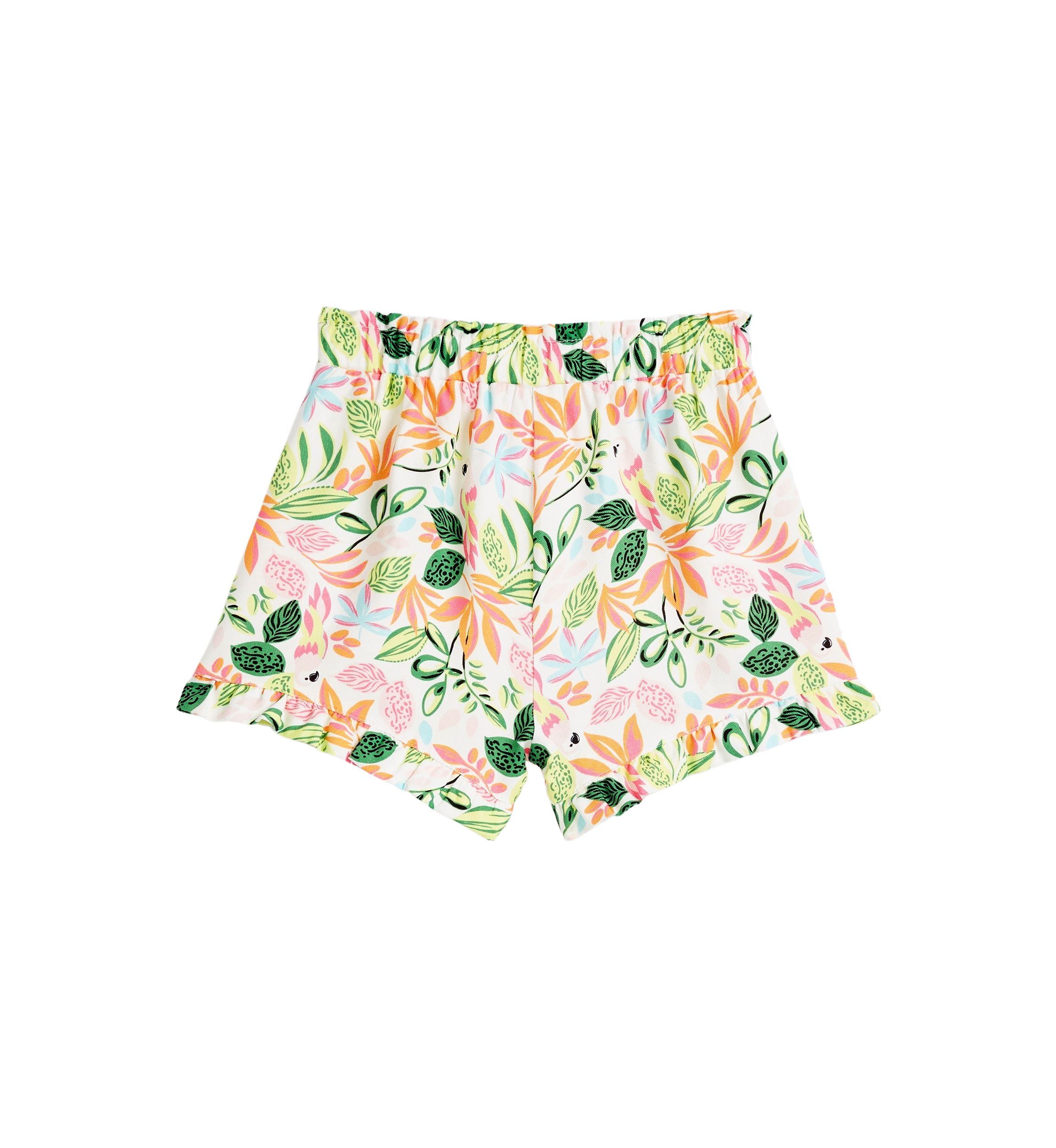 Girls 4-6x Pull On Ruffle Hem Shorts