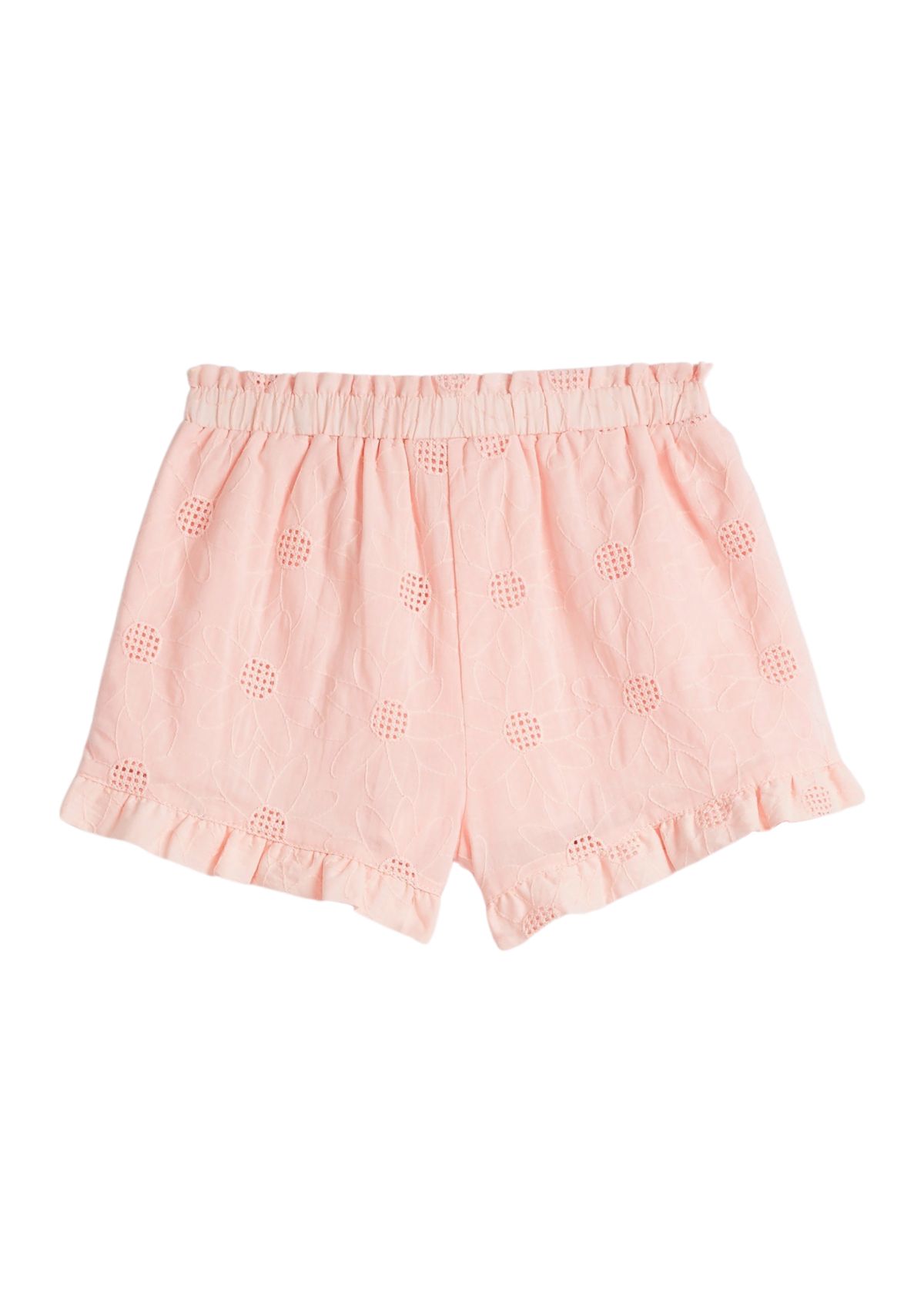 Girls 4-6x Pull On Ruffle Hem Shorts