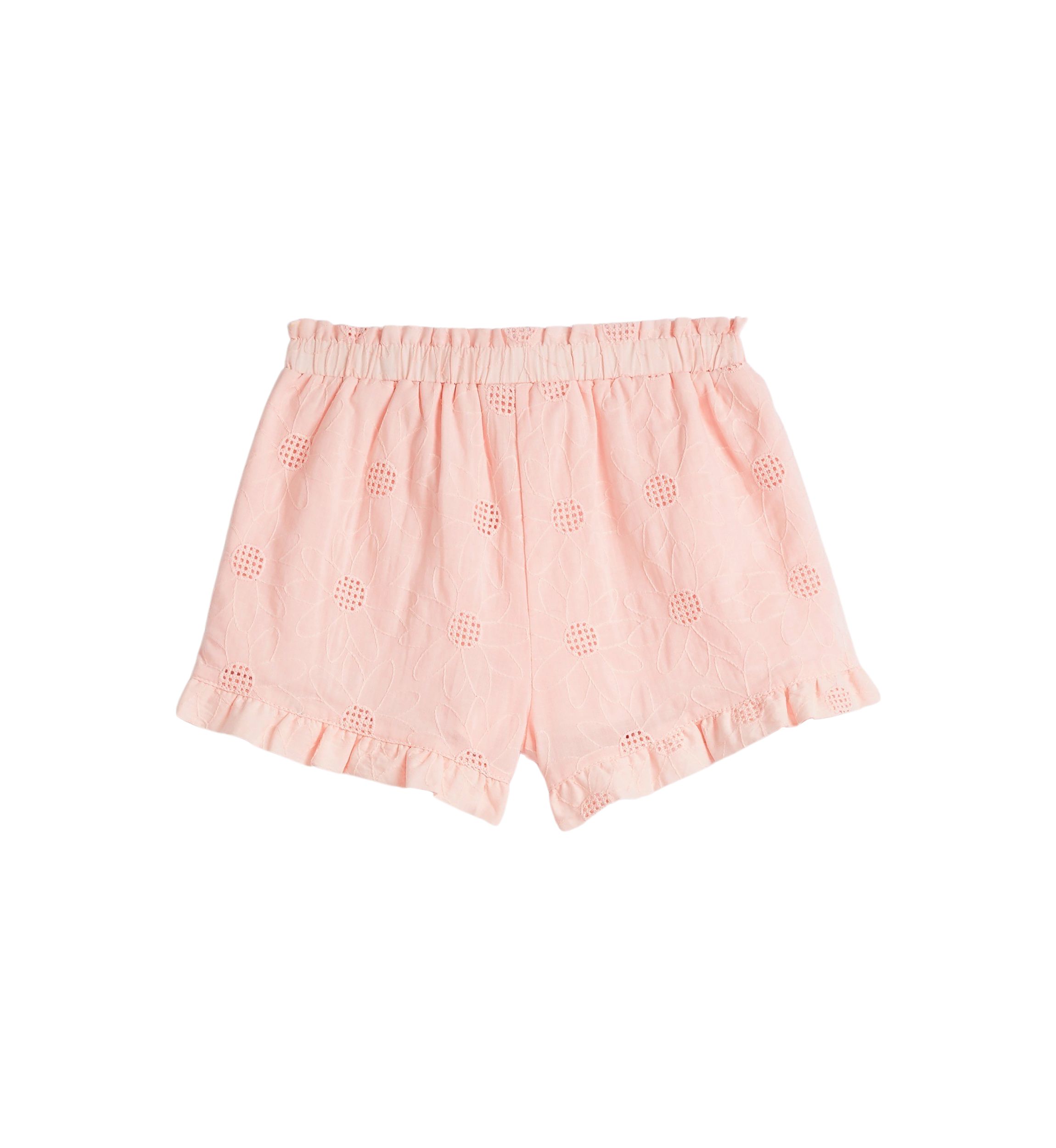 Girls 4-6x Pull On Ruffle Hem Shorts
