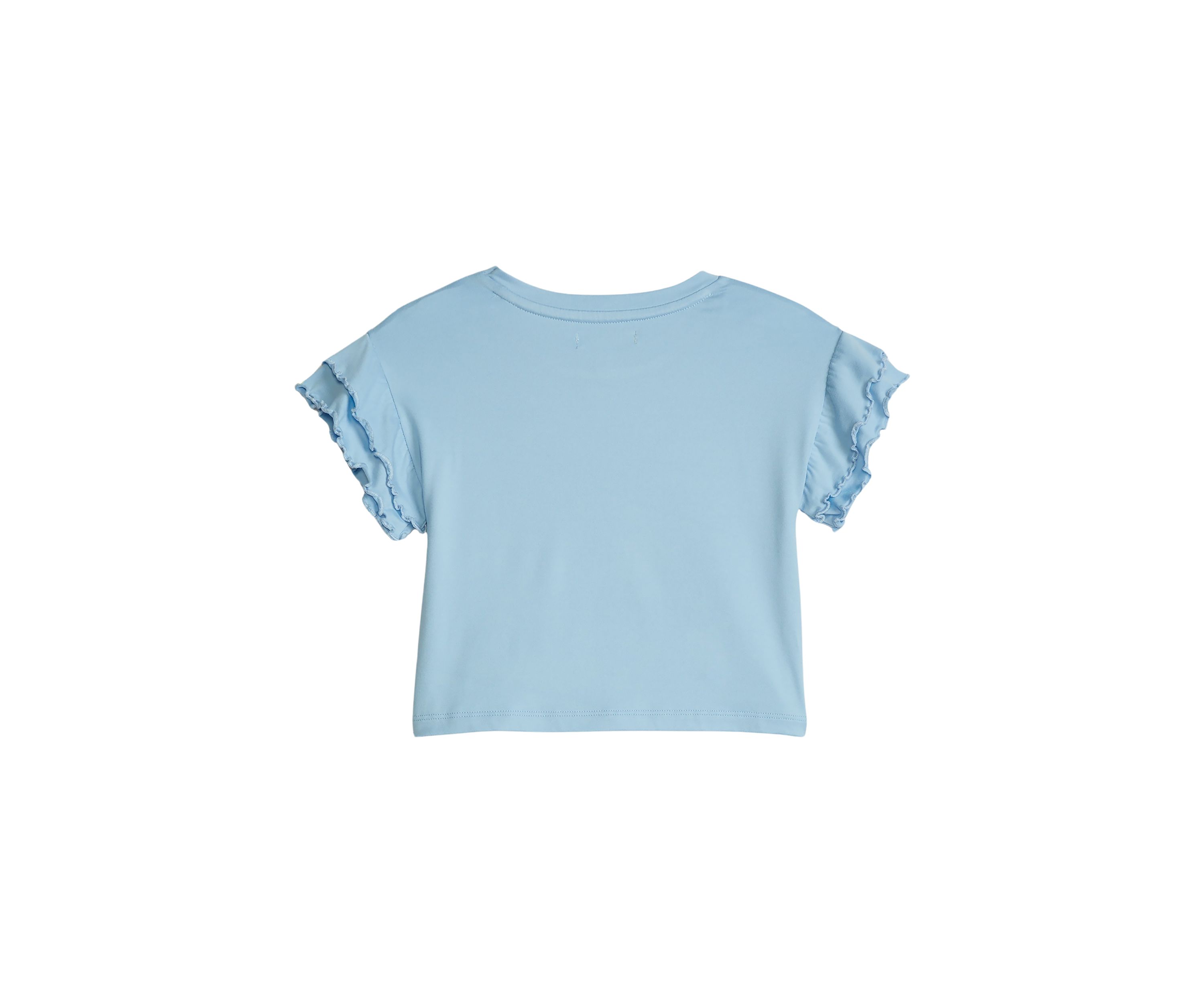 Girls 4-6x Short Ruffle Sleeve T-Shirt