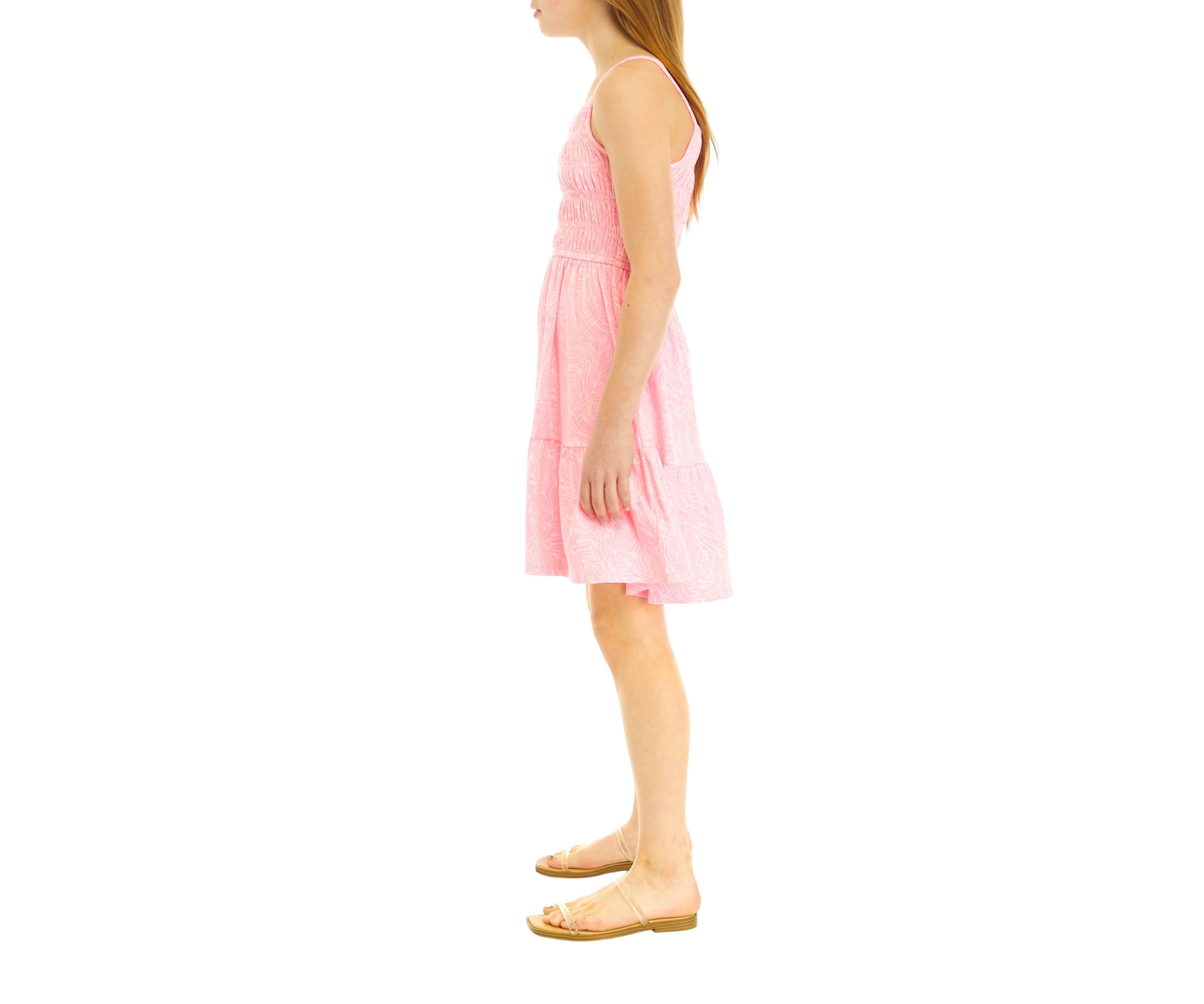 Girls 7-16 Smocked Knit Dress