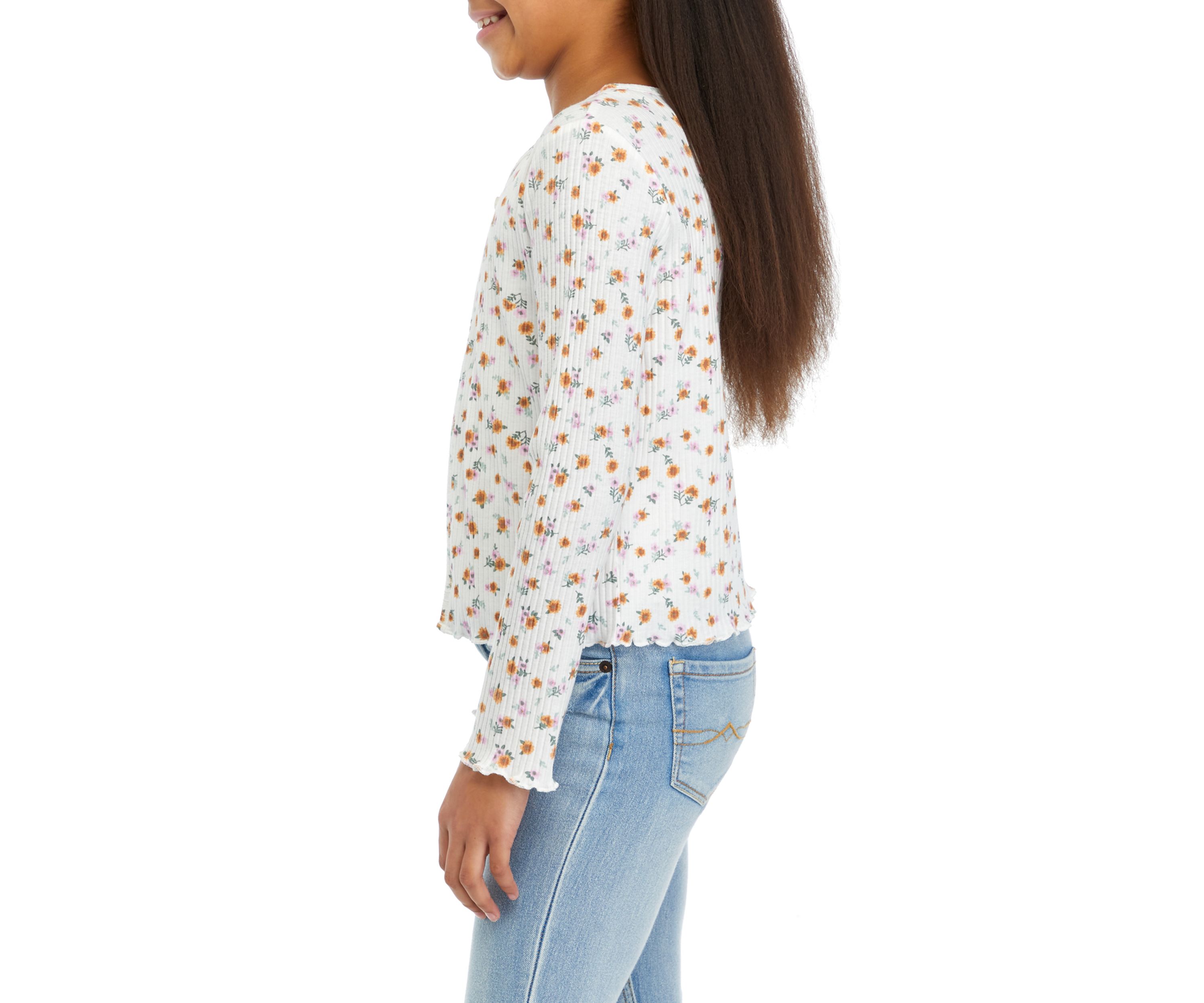 Girls 7-16 Ribbed Cardigan Cami Set 