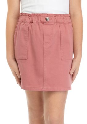 Girls 7-16 Denim Skirt