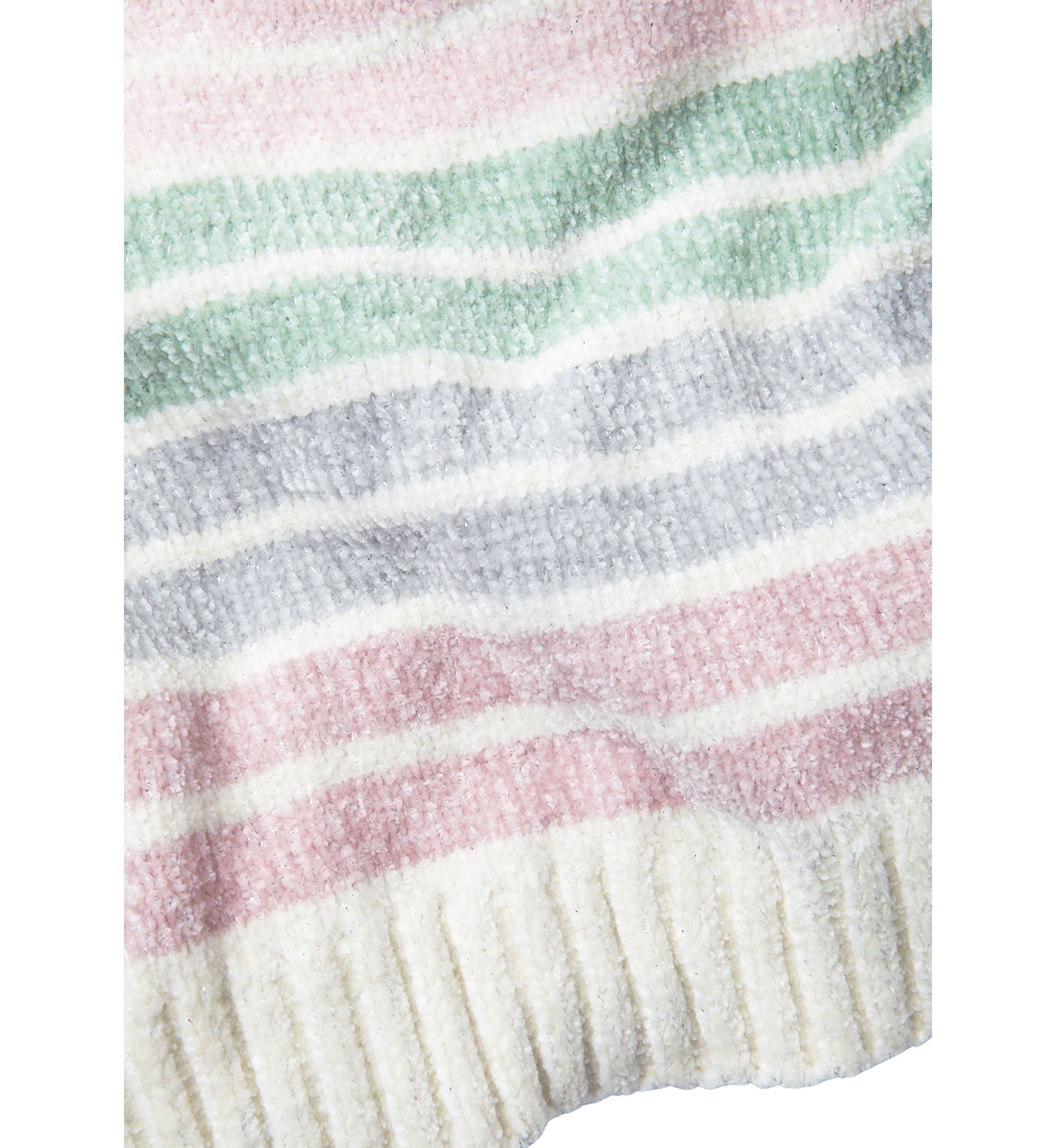 Girls 4-6x Striped Crew Neck Sweater
