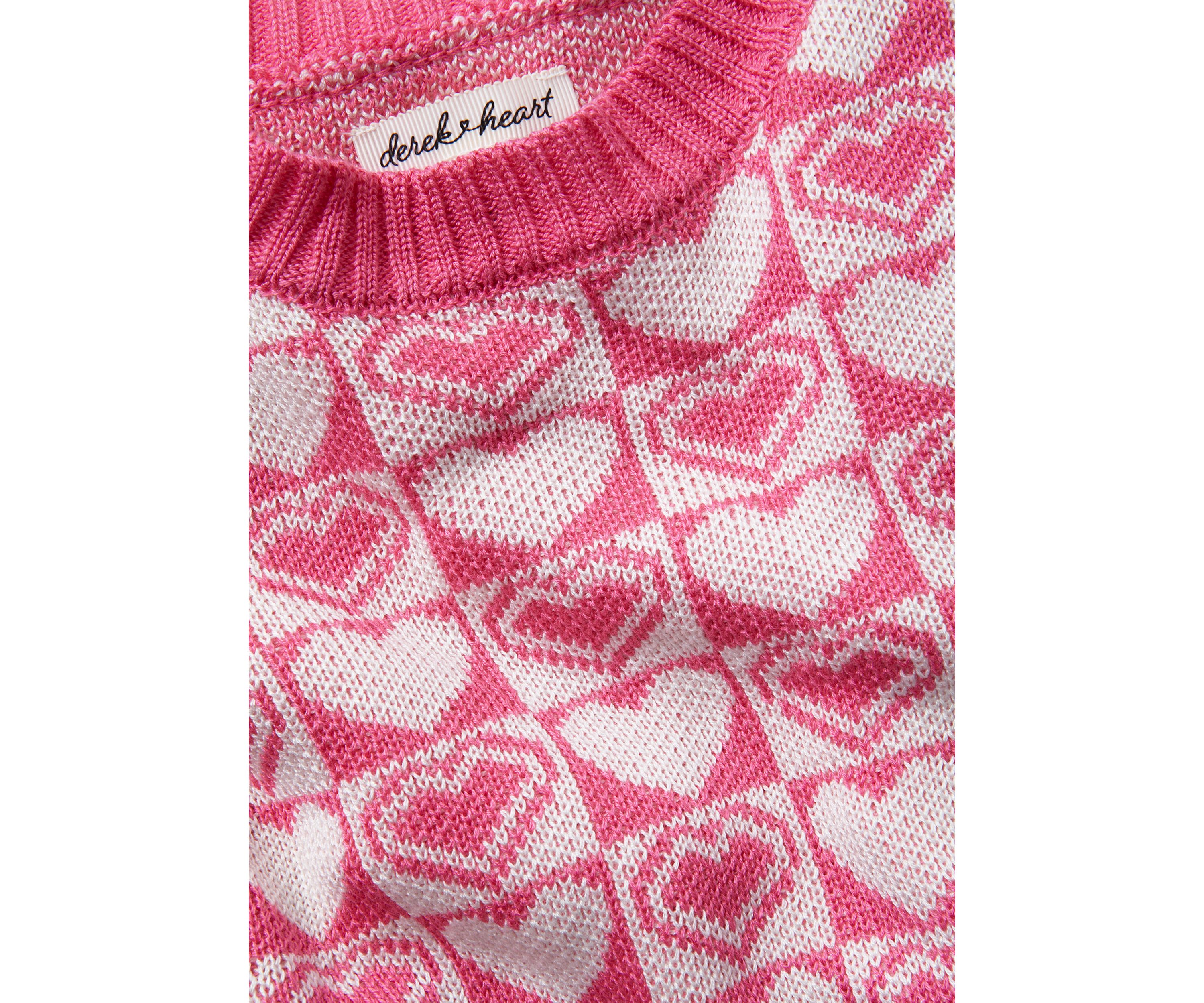 Girls 4-6x Groovy Heart Printed Sweater