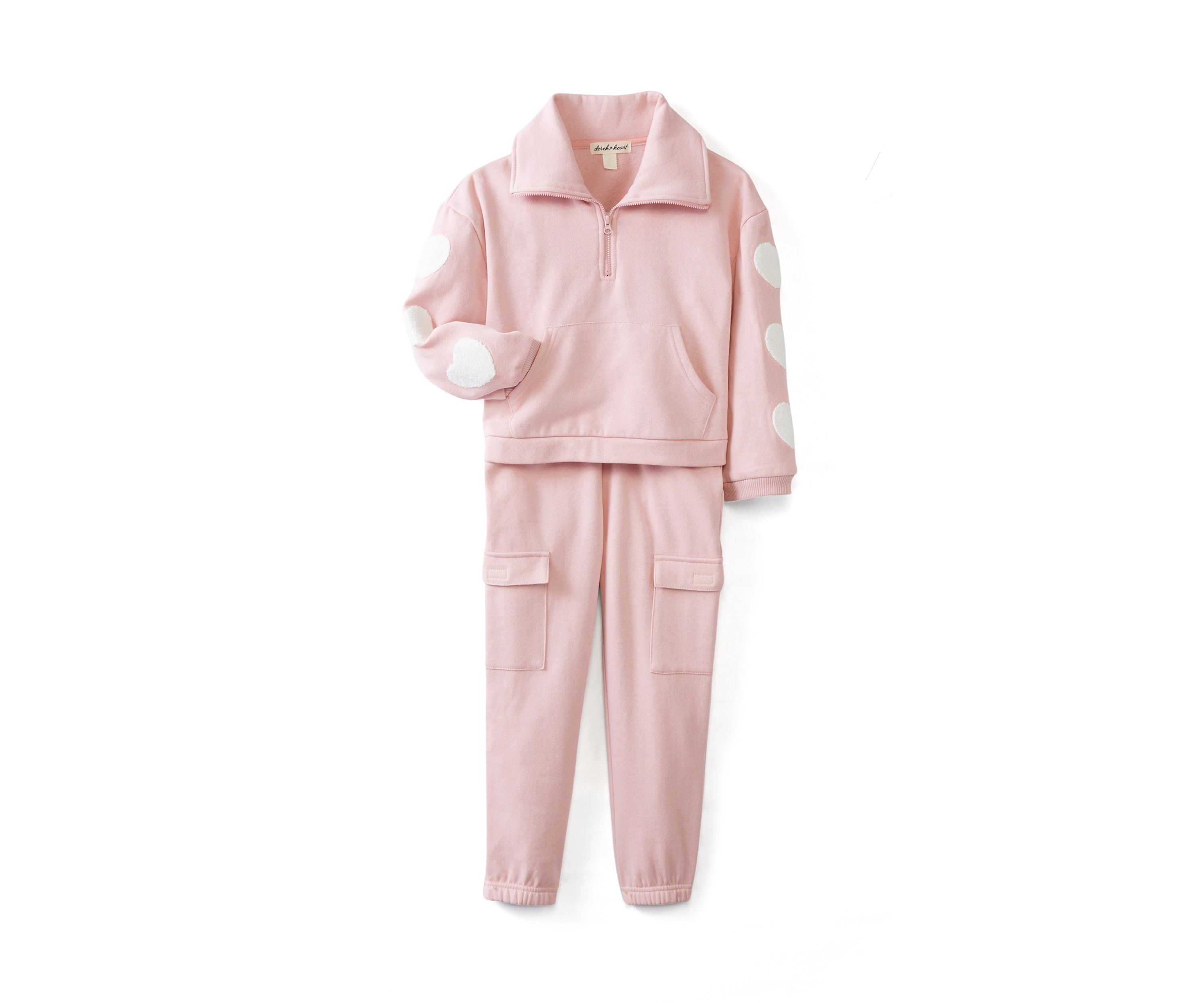Girls 4-6x Chenille Fleece Pullover and Joggers Set