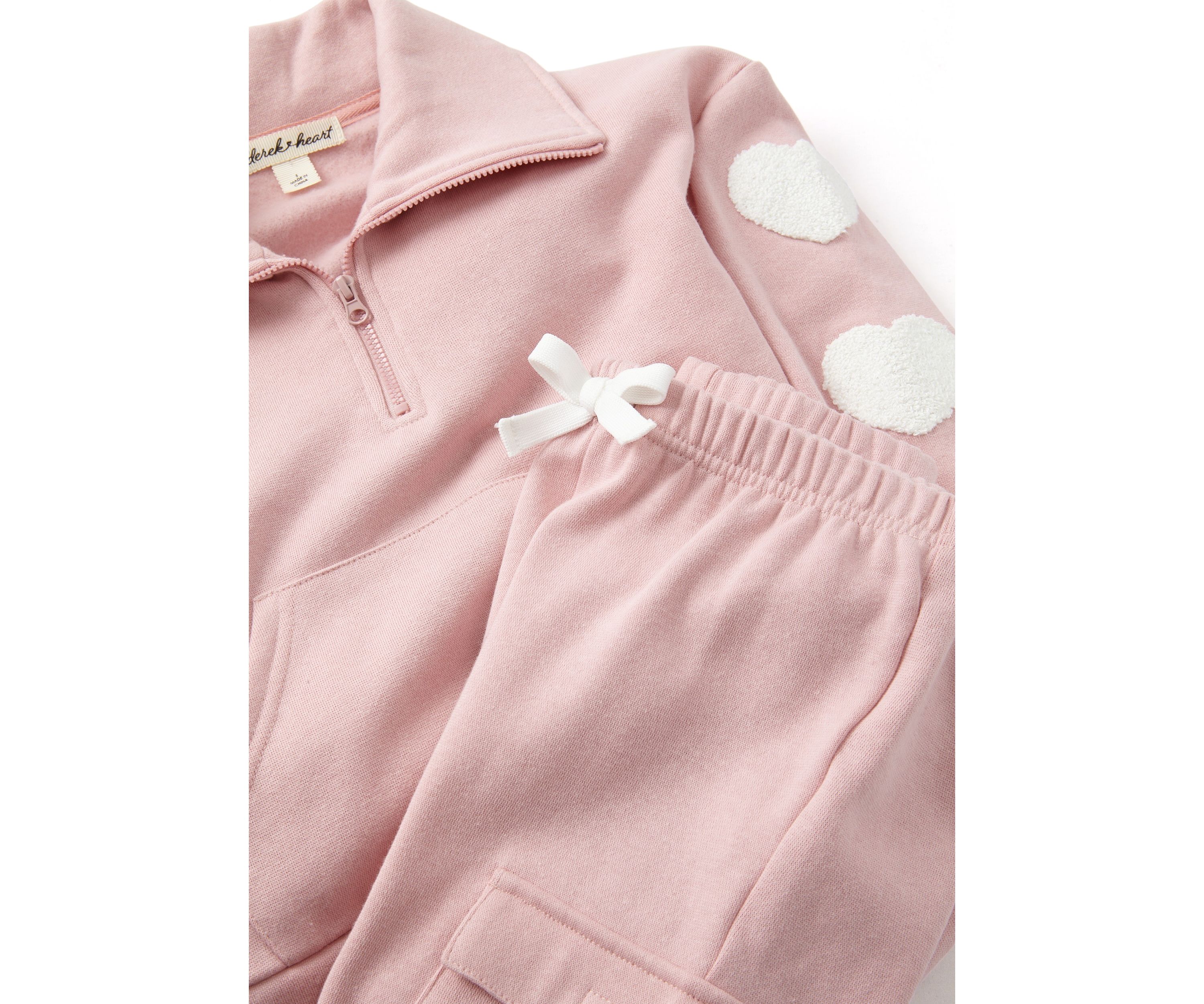 Girls 4-6x Chenille Fleece Pullover and Joggers Set
