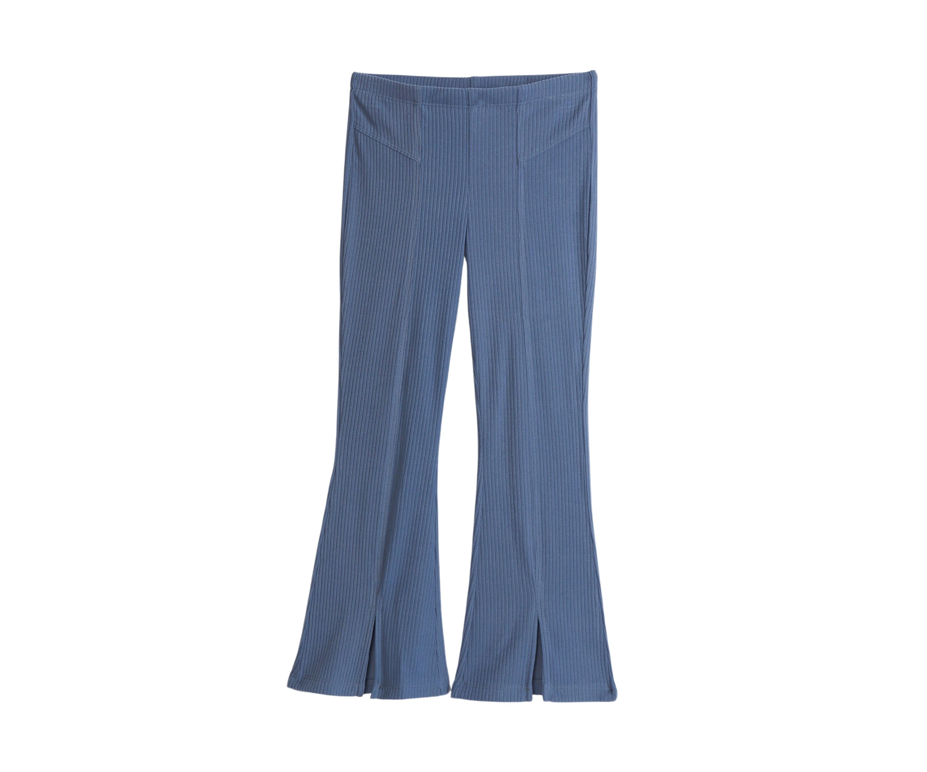 Girls 4-6x Ribbed Flare Leggings