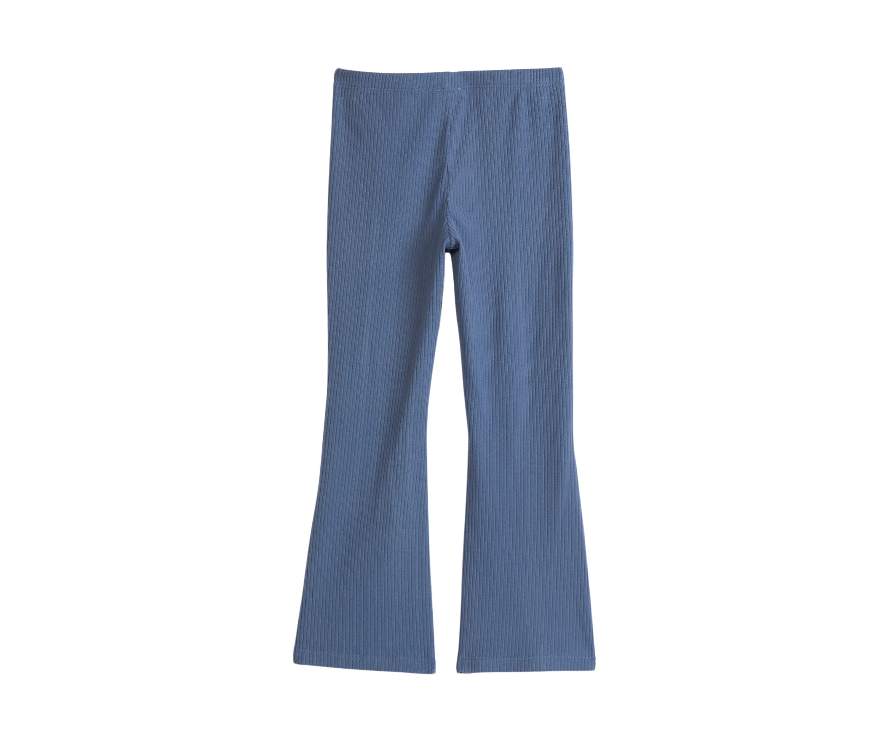 Girls 4-6x Ribbed Flare Leggings
