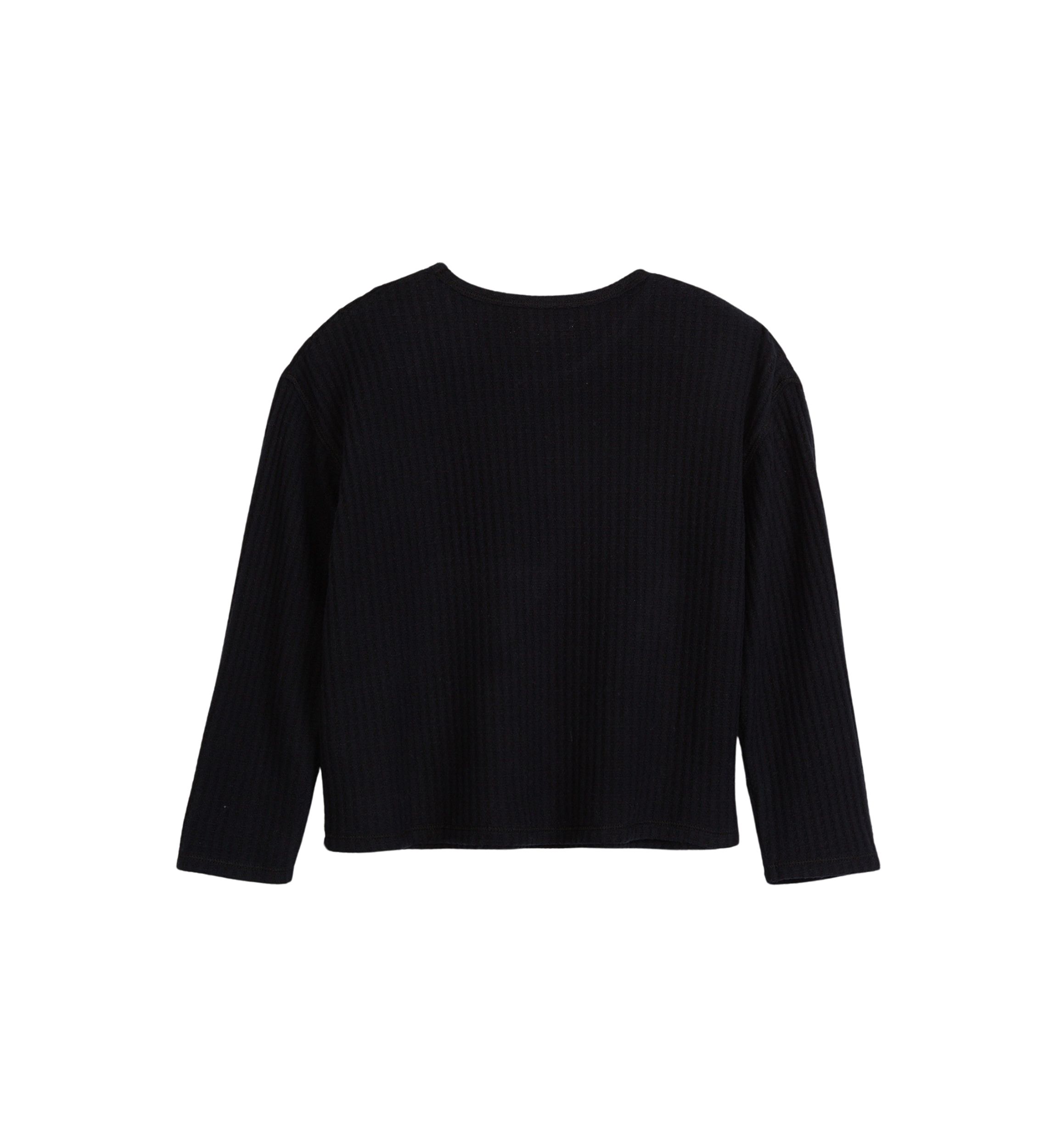 Girls 7-16 Relaxed Brushed Waffle Top