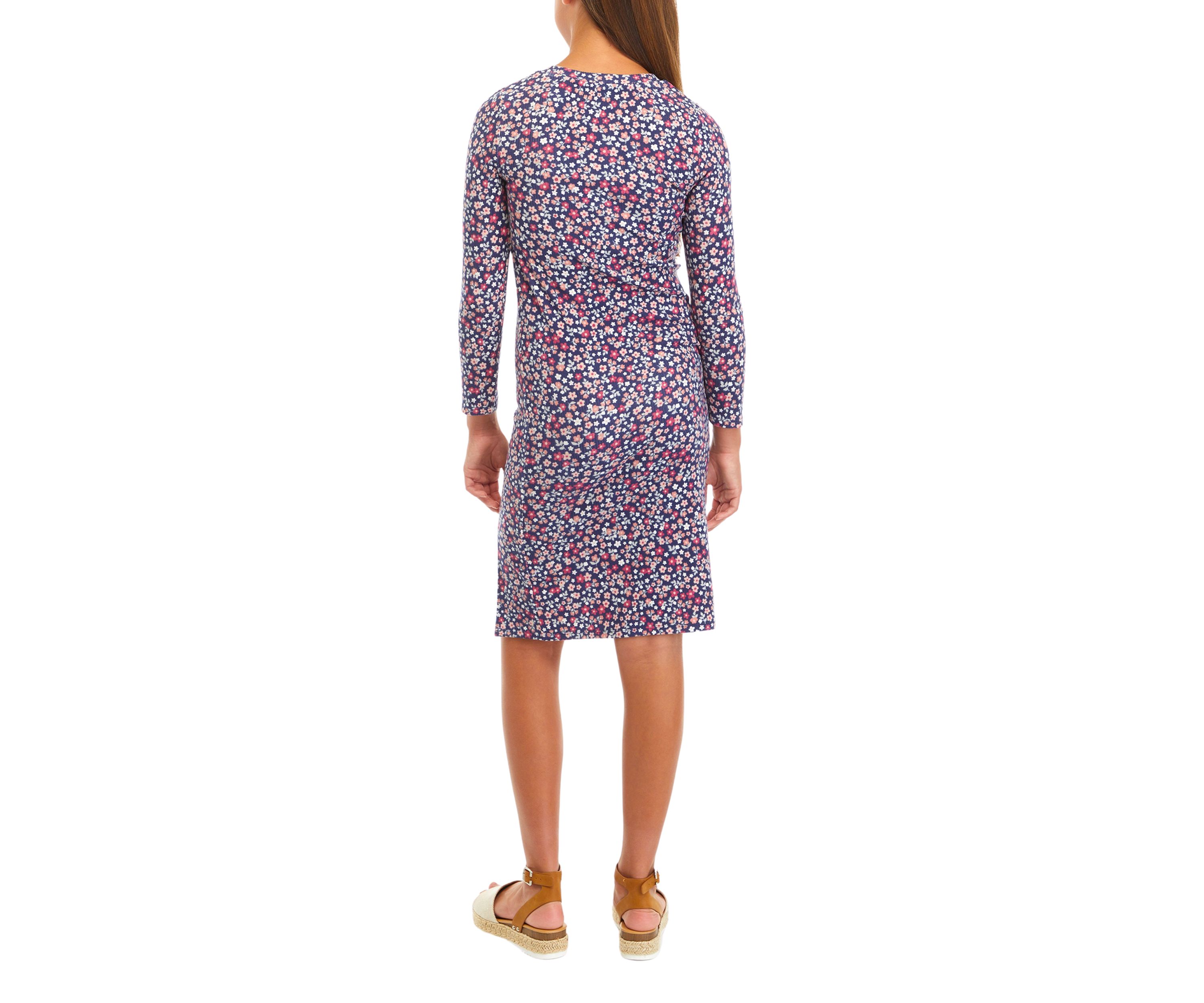 Girls 7-16 Rib Knit Midi Dress