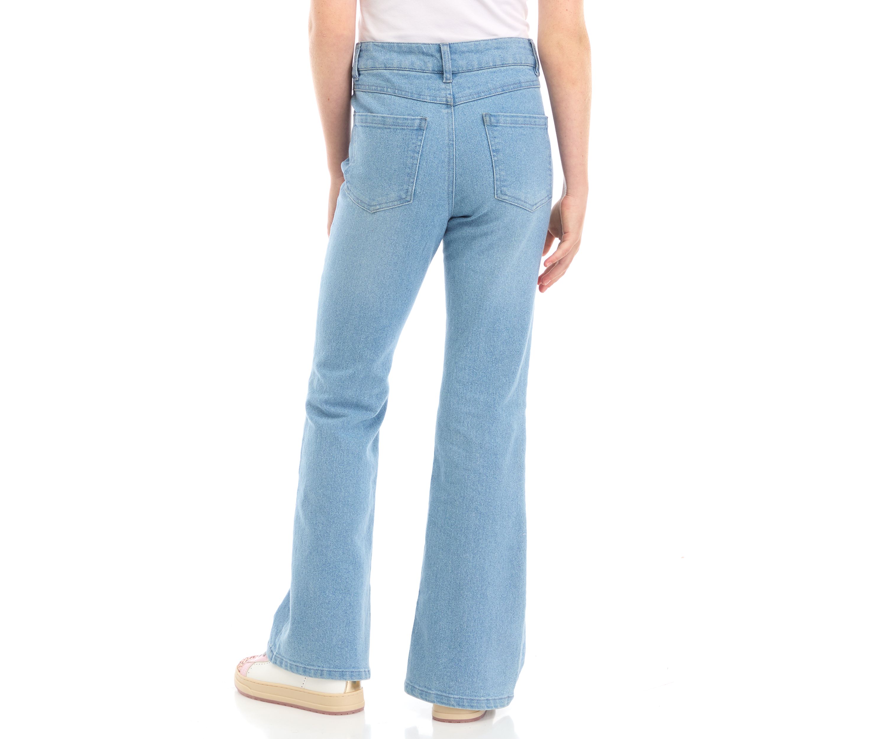 Girls 7-16 Denim Flare Pants