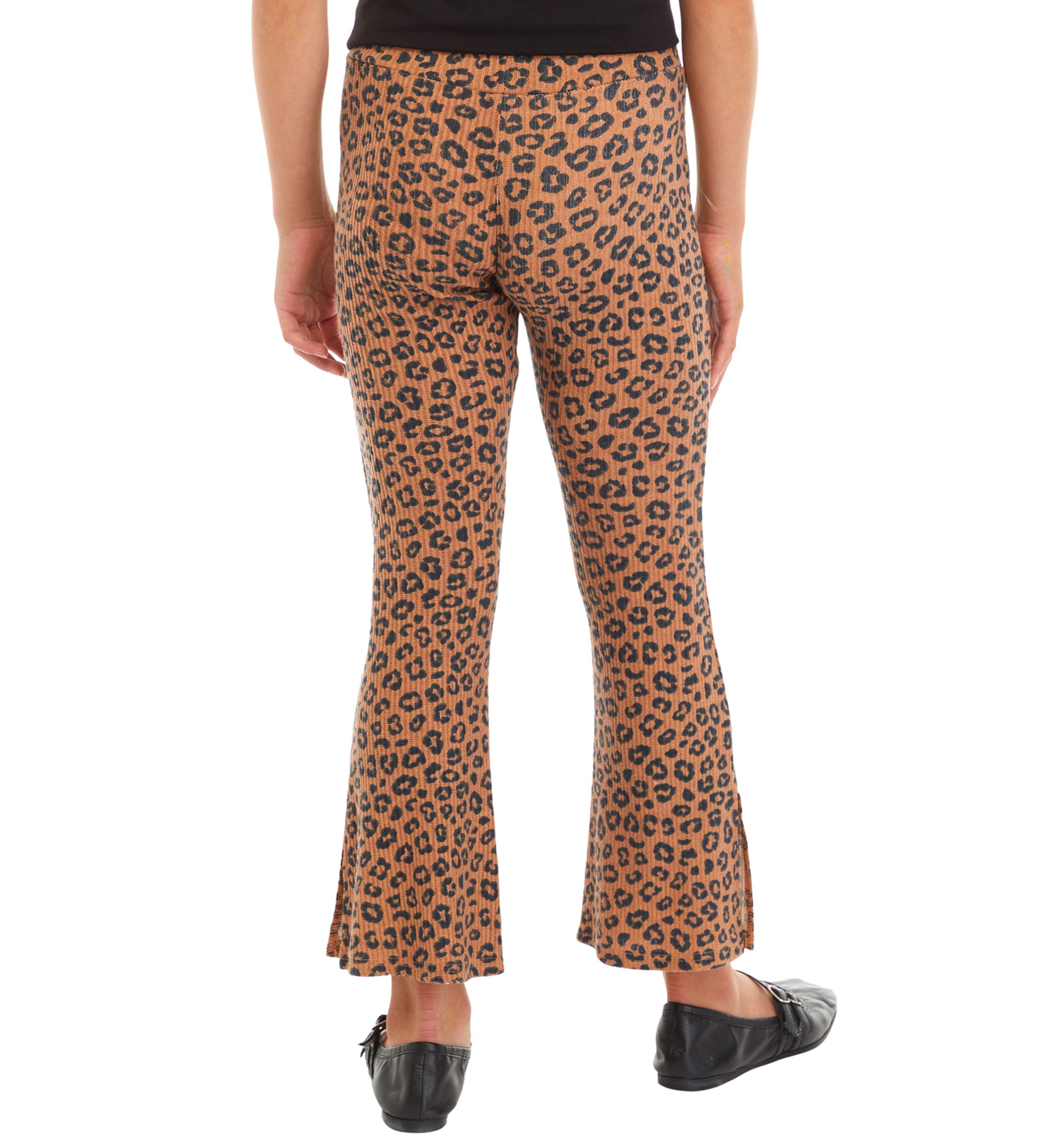 Girls 7-16 Printed Corduroy Flare Pants