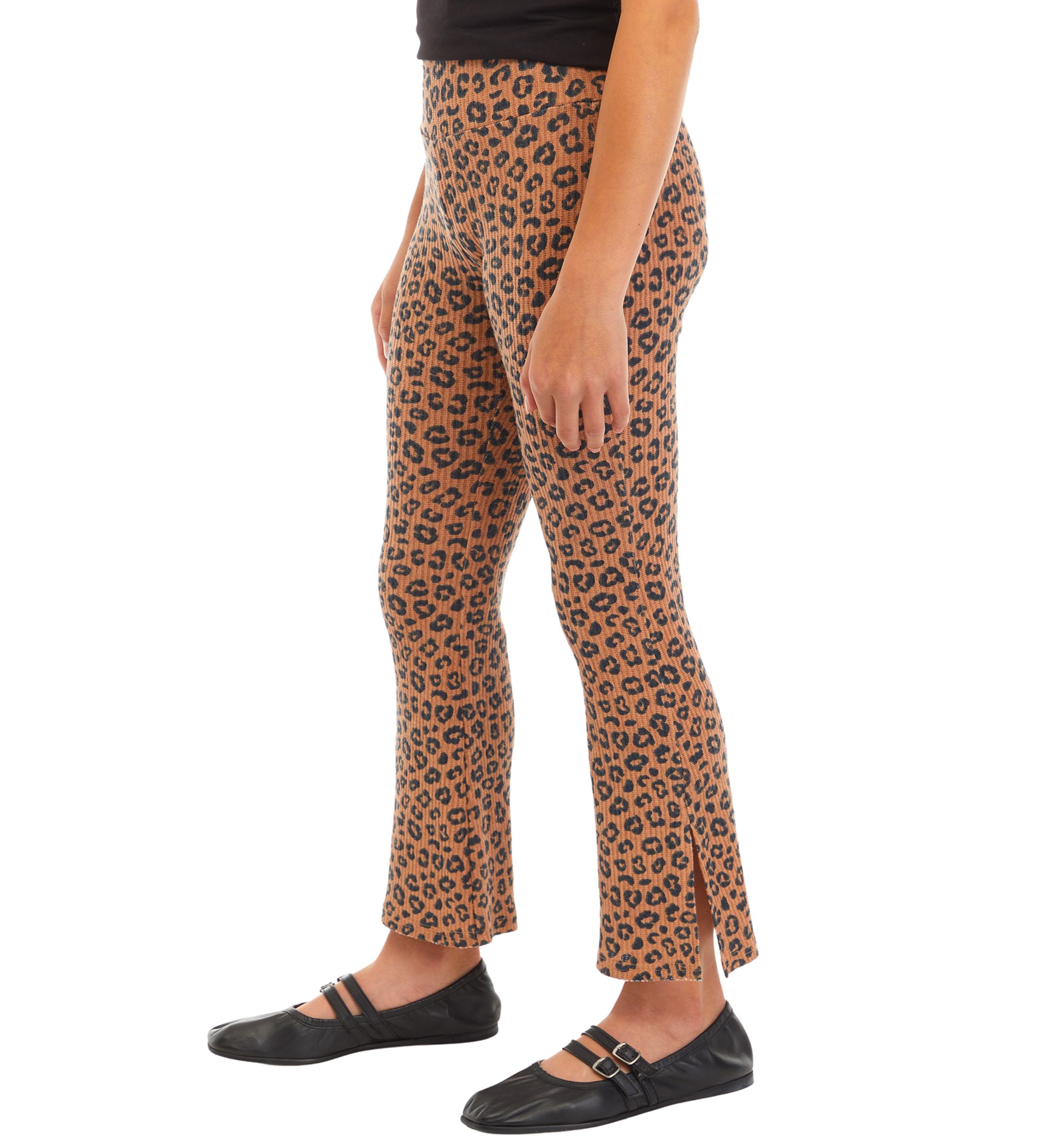 Girls 7-16 Printed Corduroy Flare Pants