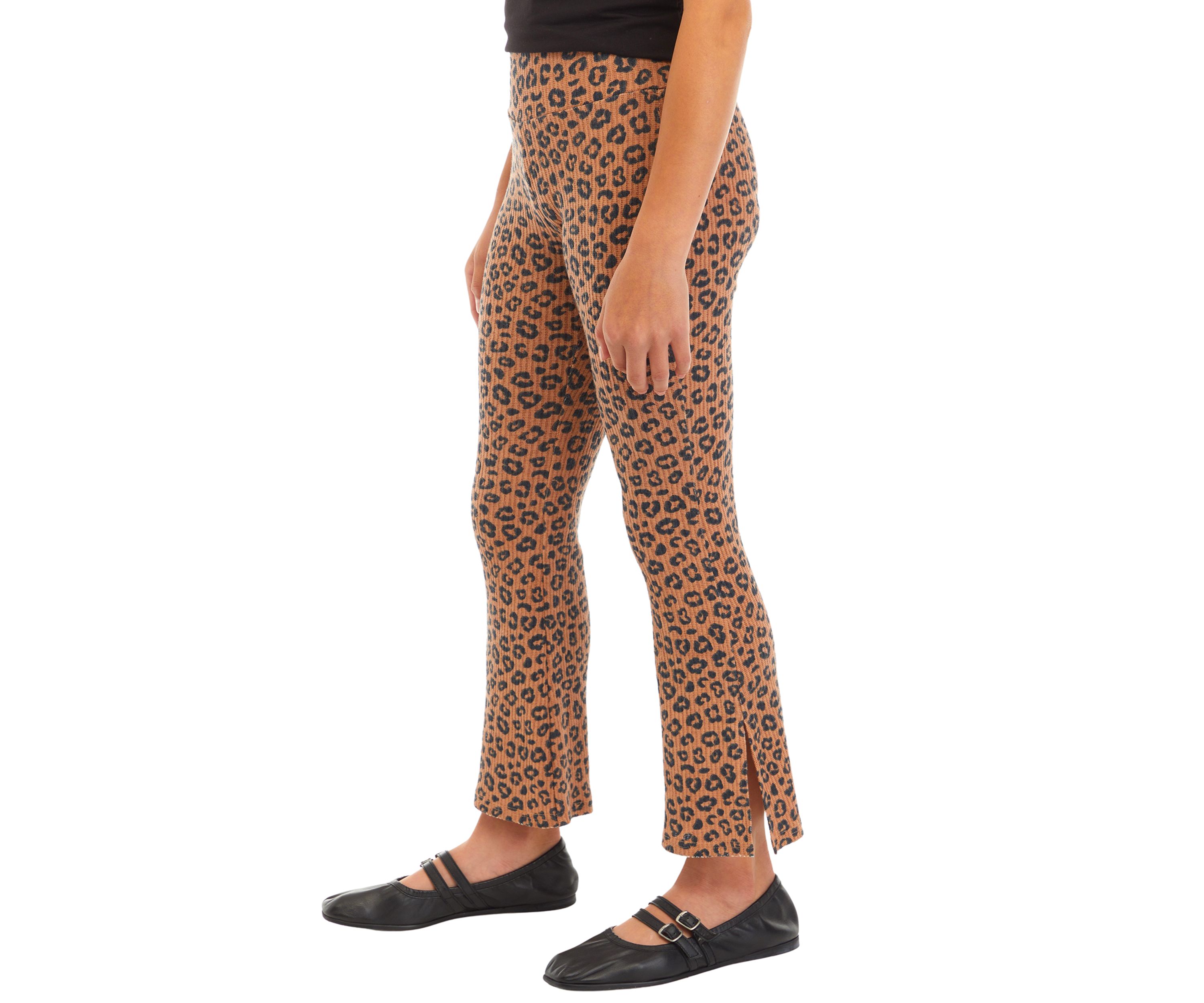 Girls 7-16 Printed Corduroy Flare Pants