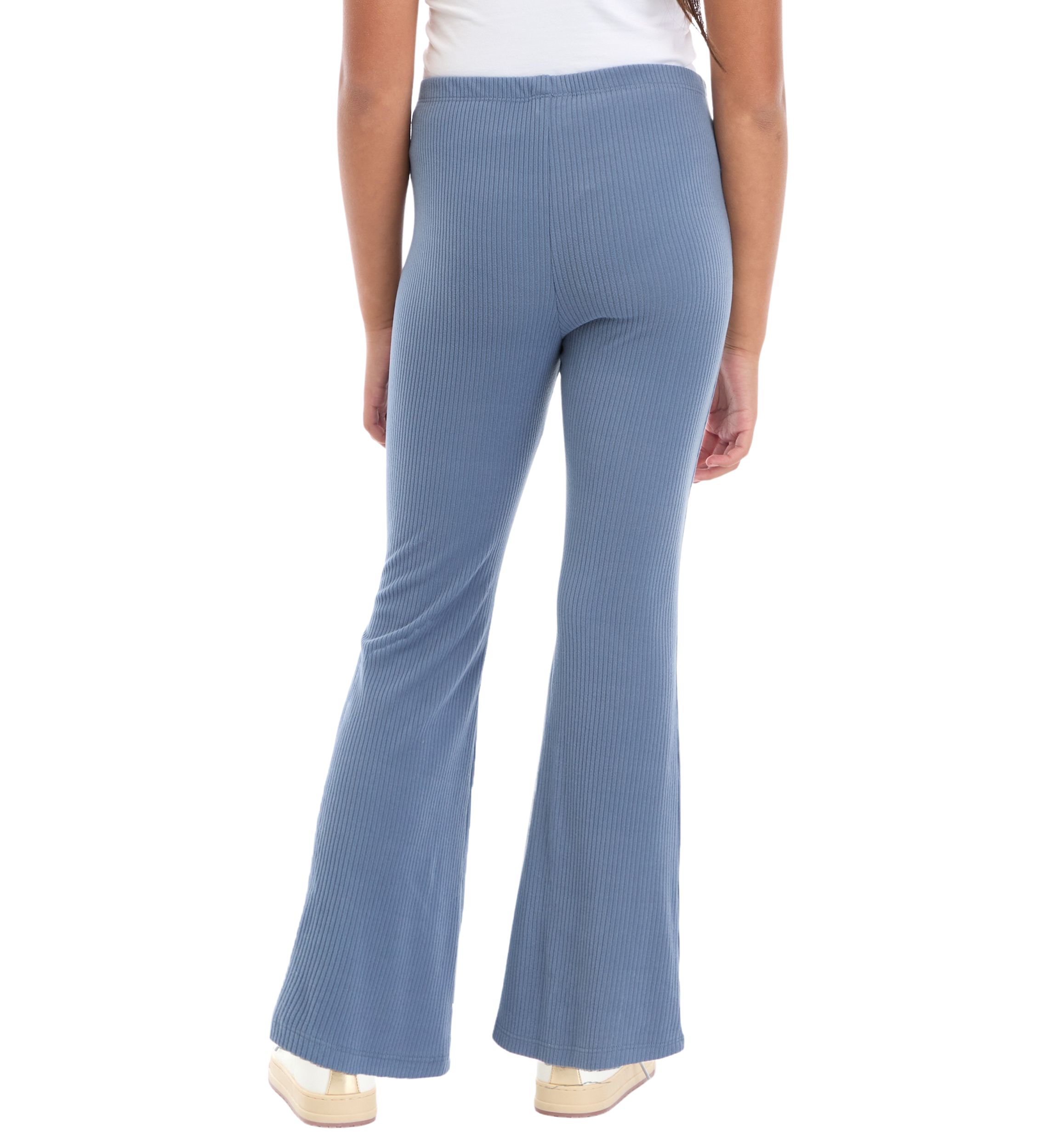 Girls 7-16 Brushed Ribbed Knit Flare Leggings