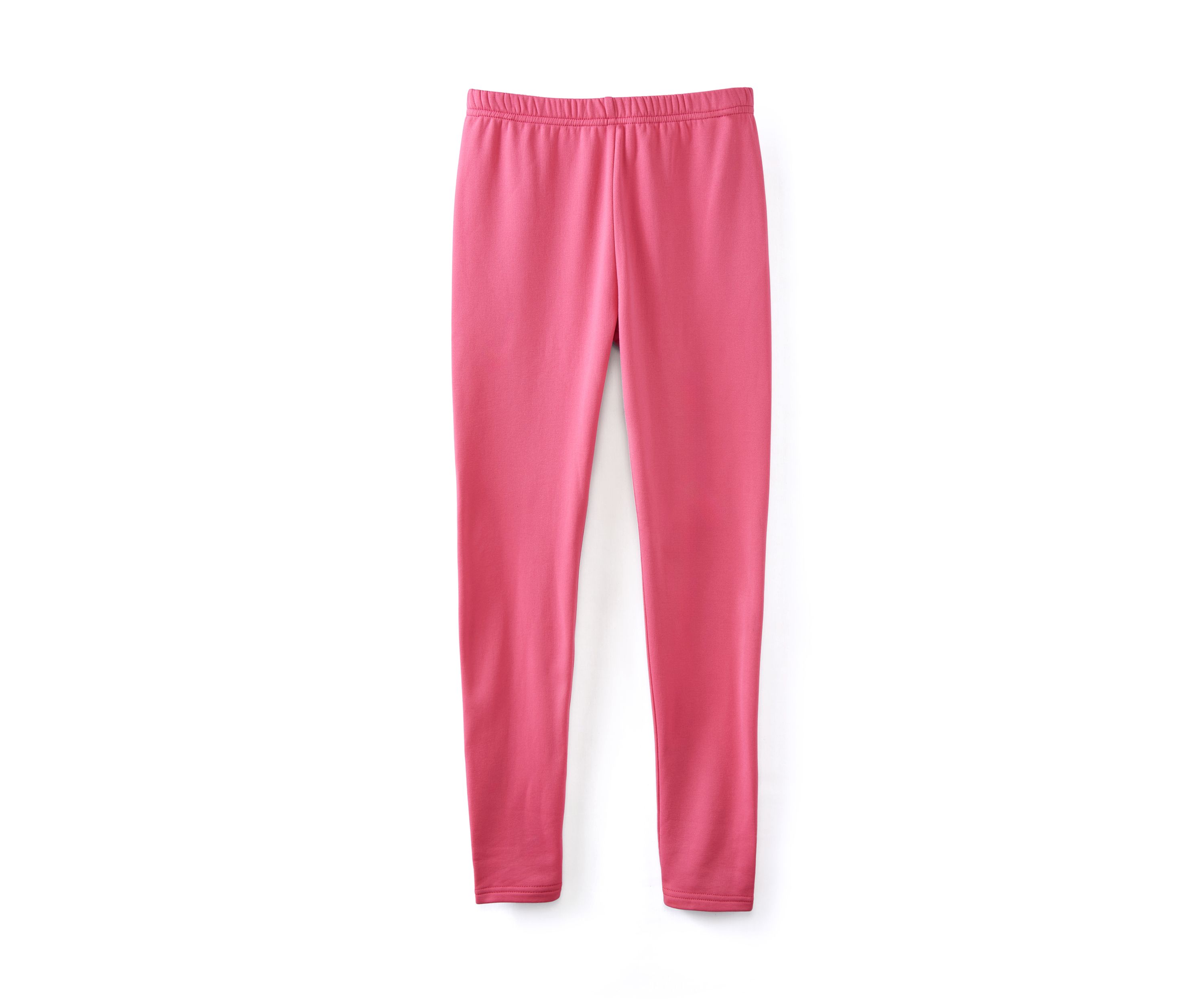 Girls 7-16 Solid Fleeced Lined Leggings