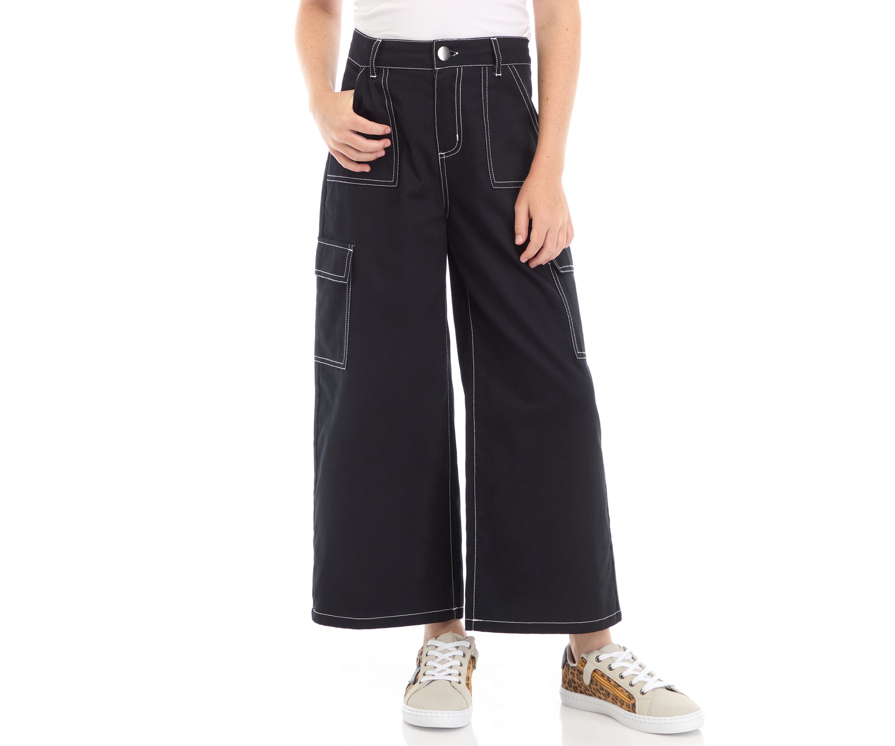 Girls 7-16 Cargo Straight Leg Pants