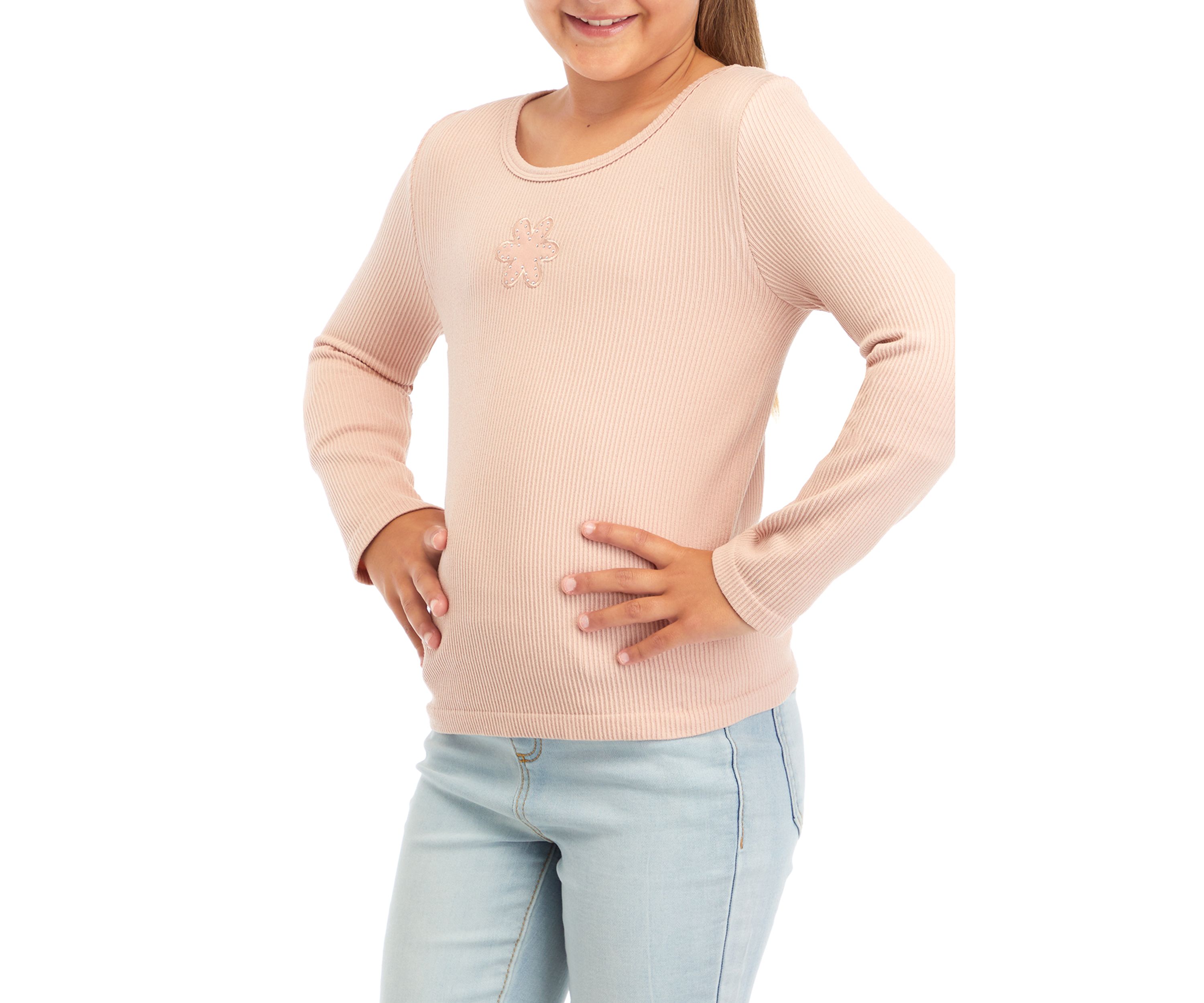 Girls 7-16 Seamless Ribbed T-Shirt