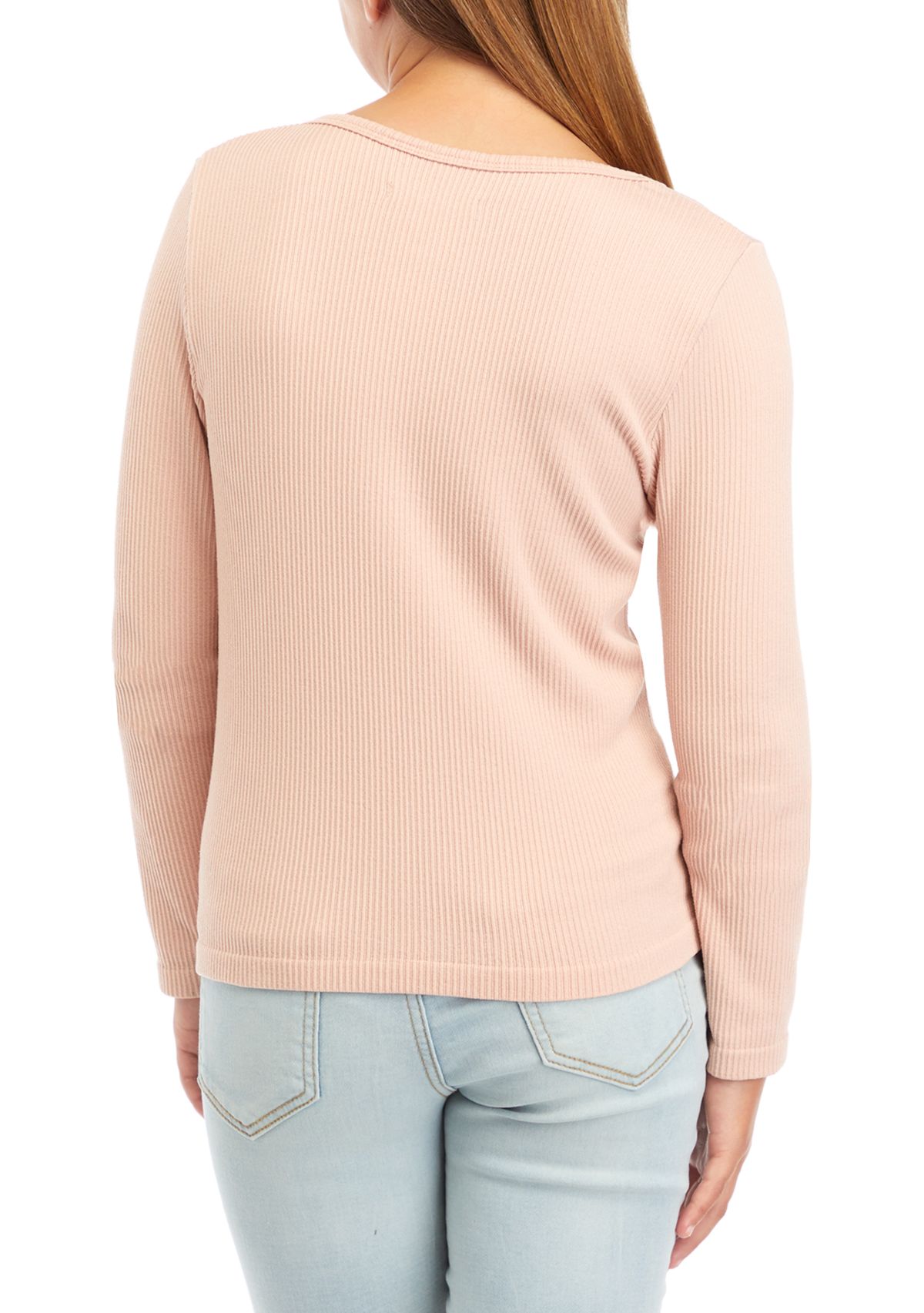 Girls 7-16 Seamless Ribbed T-Shirt