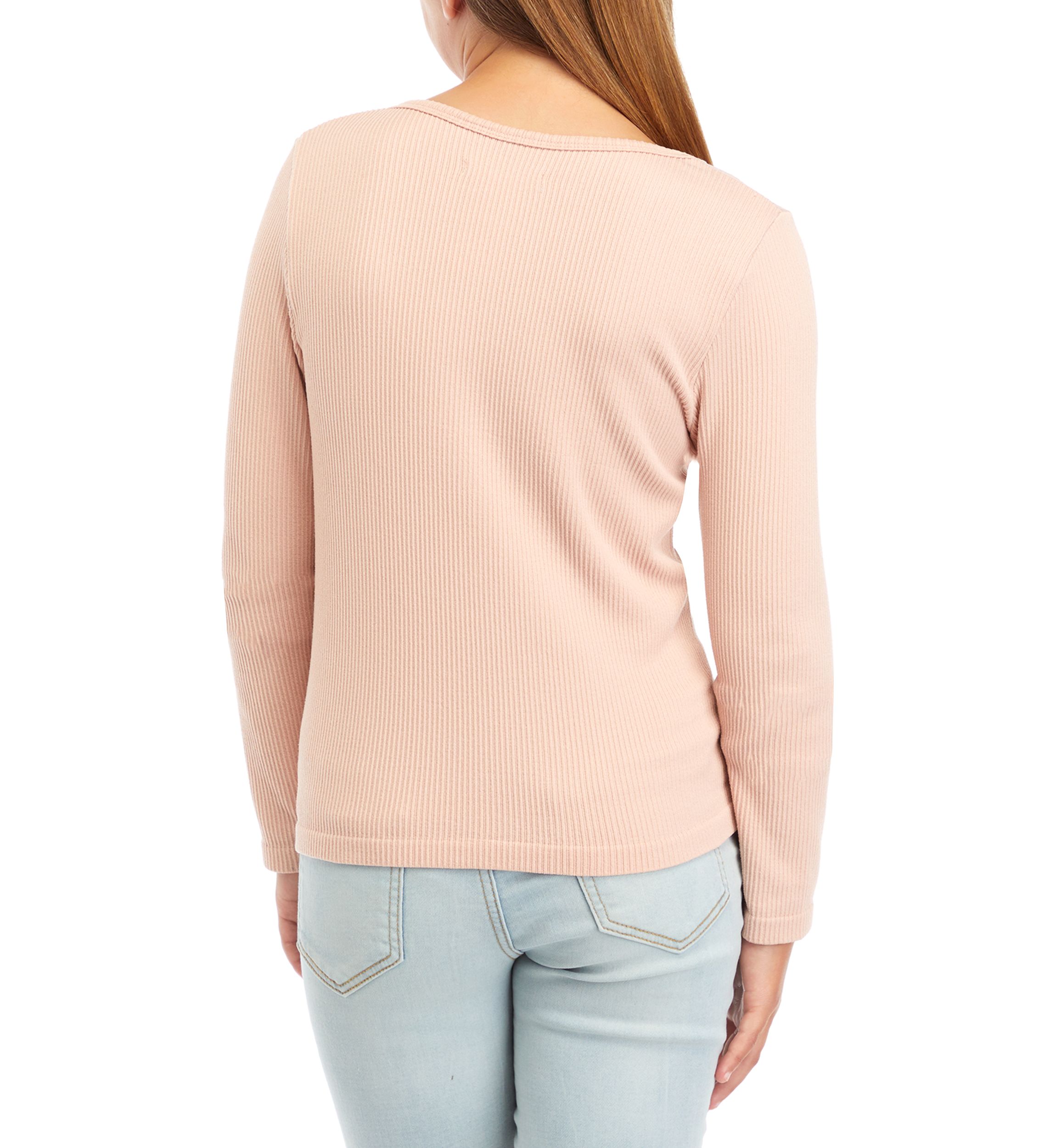Girls 7-16 Seamless Ribbed T-Shirt