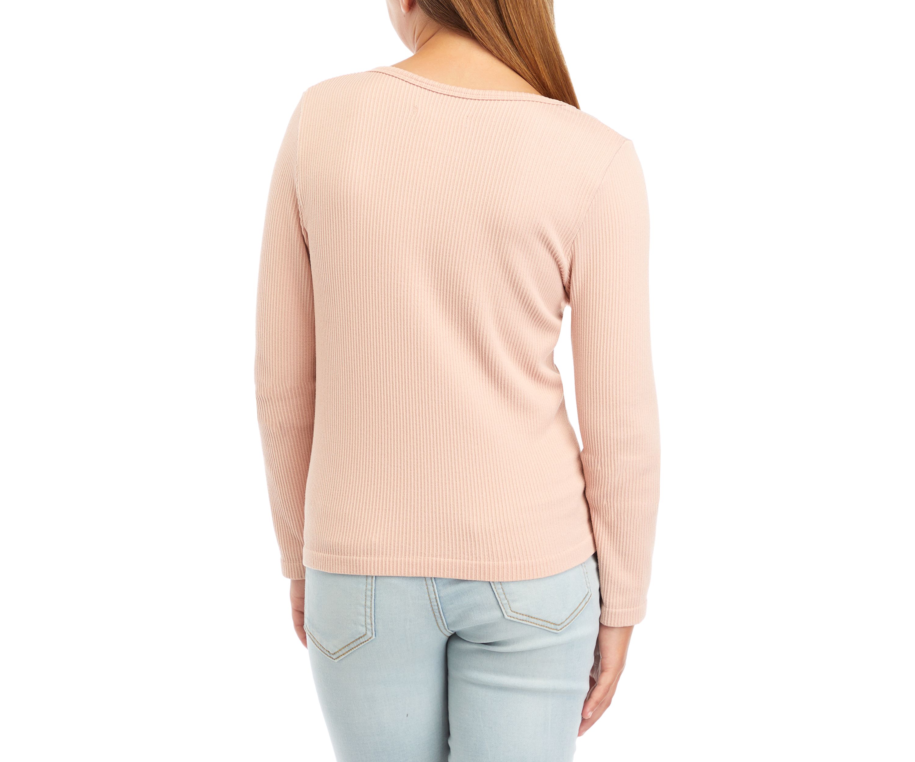 Girls 7-16 Seamless Ribbed T-Shirt