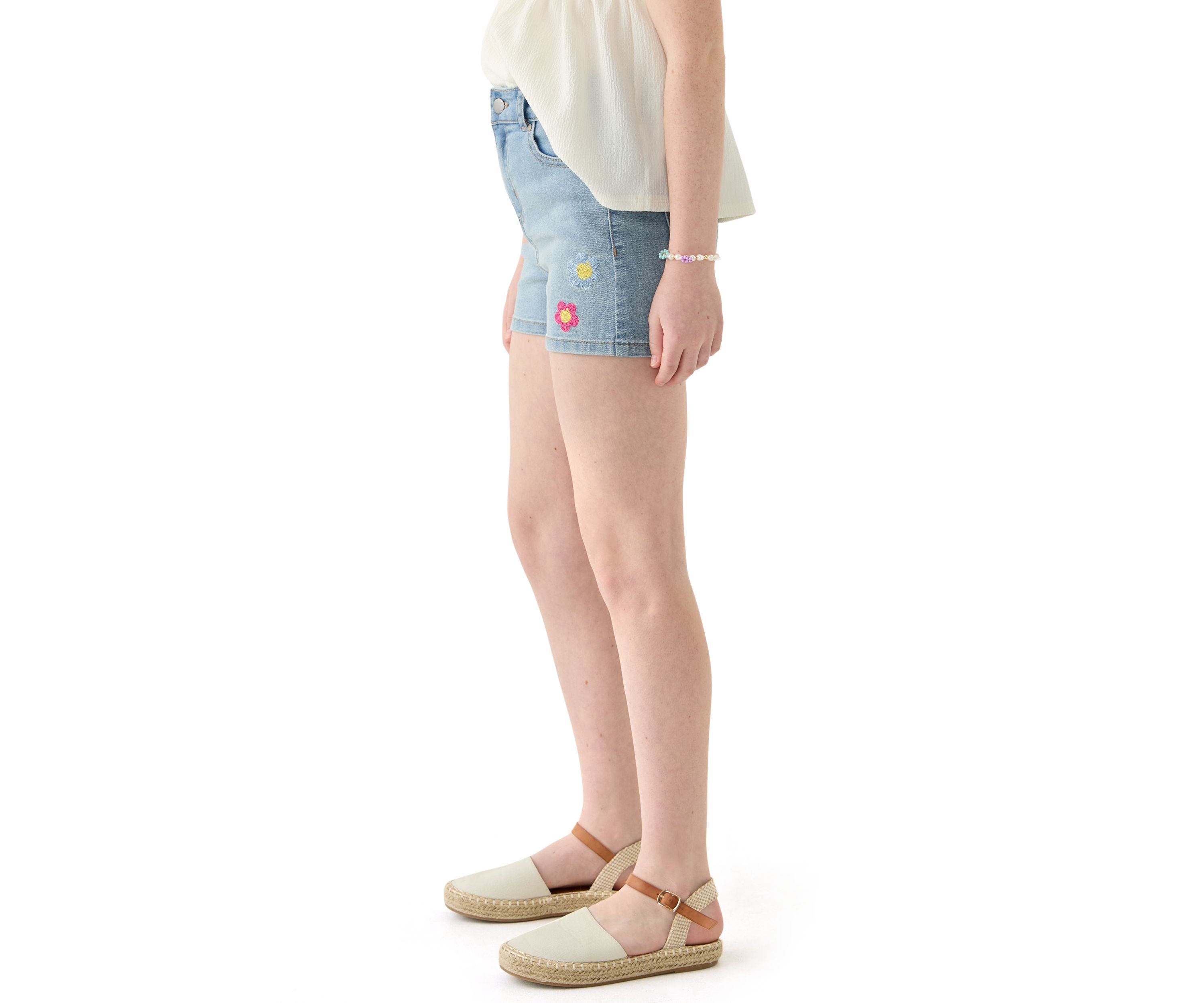 Girls 7-16 Denim Shorts